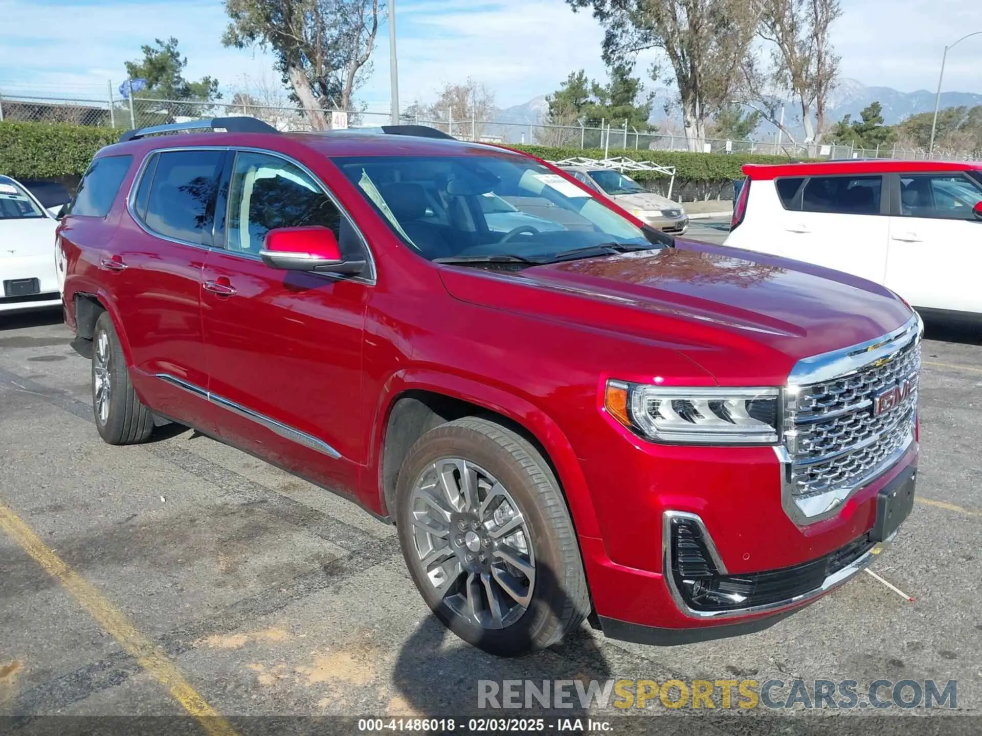 1 Photograph of a damaged car 1GKKNPLS7NZ139033 GMC ACADIA 2022