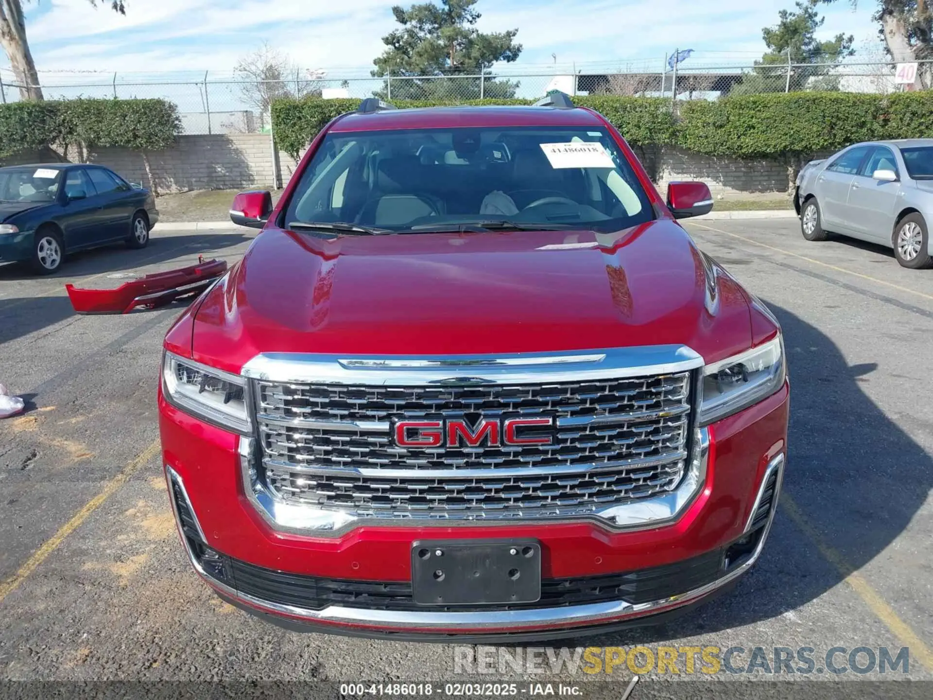 13 Photograph of a damaged car 1GKKNPLS7NZ139033 GMC ACADIA 2022