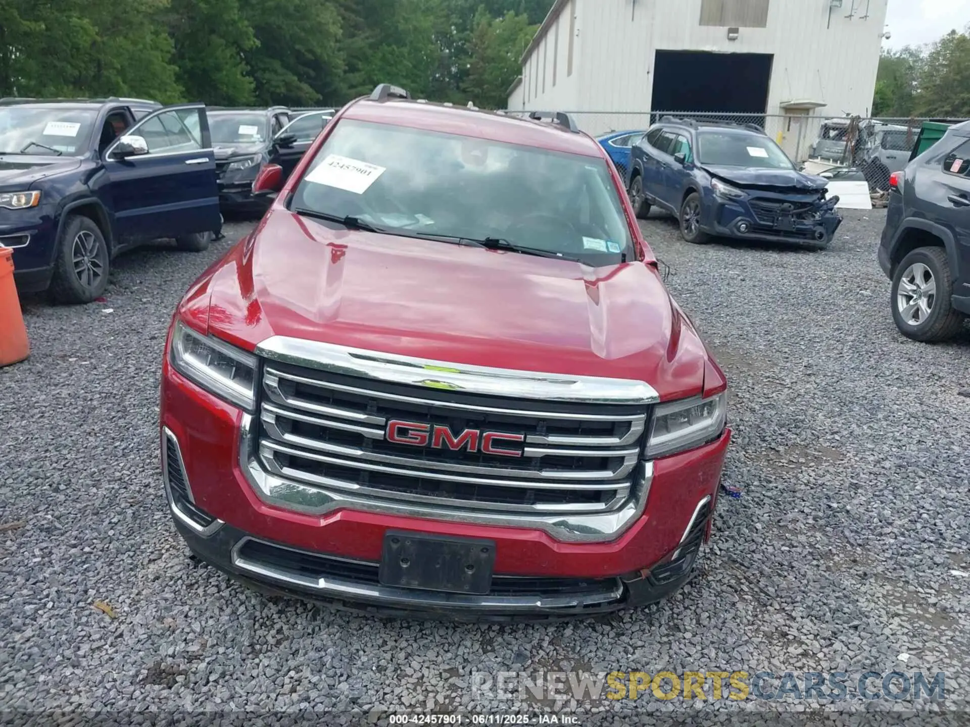 12 Photograph of a damaged car 1GKKNRL43NZ134425 GMC ACADIA 2022