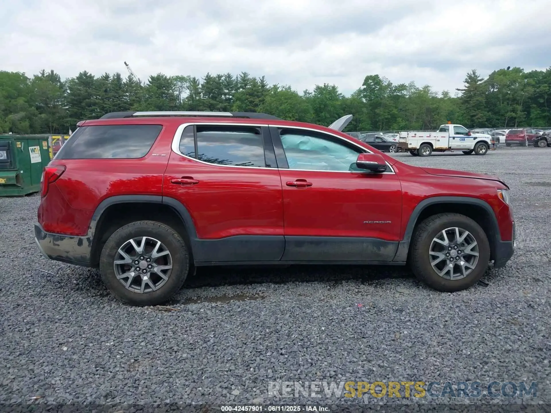 13 Photograph of a damaged car 1GKKNRL43NZ134425 GMC ACADIA 2022