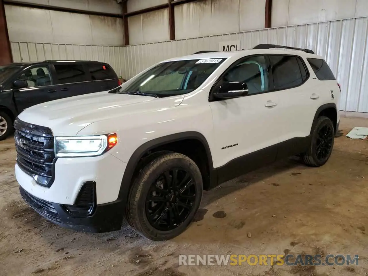 1 Photograph of a damaged car 1GKKNRL44NZ106908 GMC ACADIA 2022