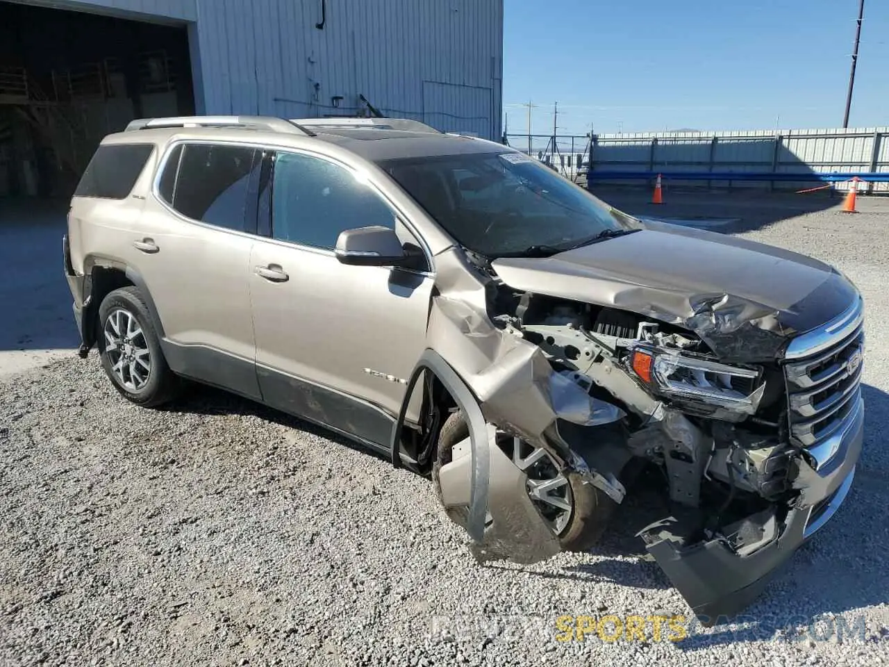 4 Photograph of a damaged car 1GKKNRL45NZ166079 GMC ACADIA 2022