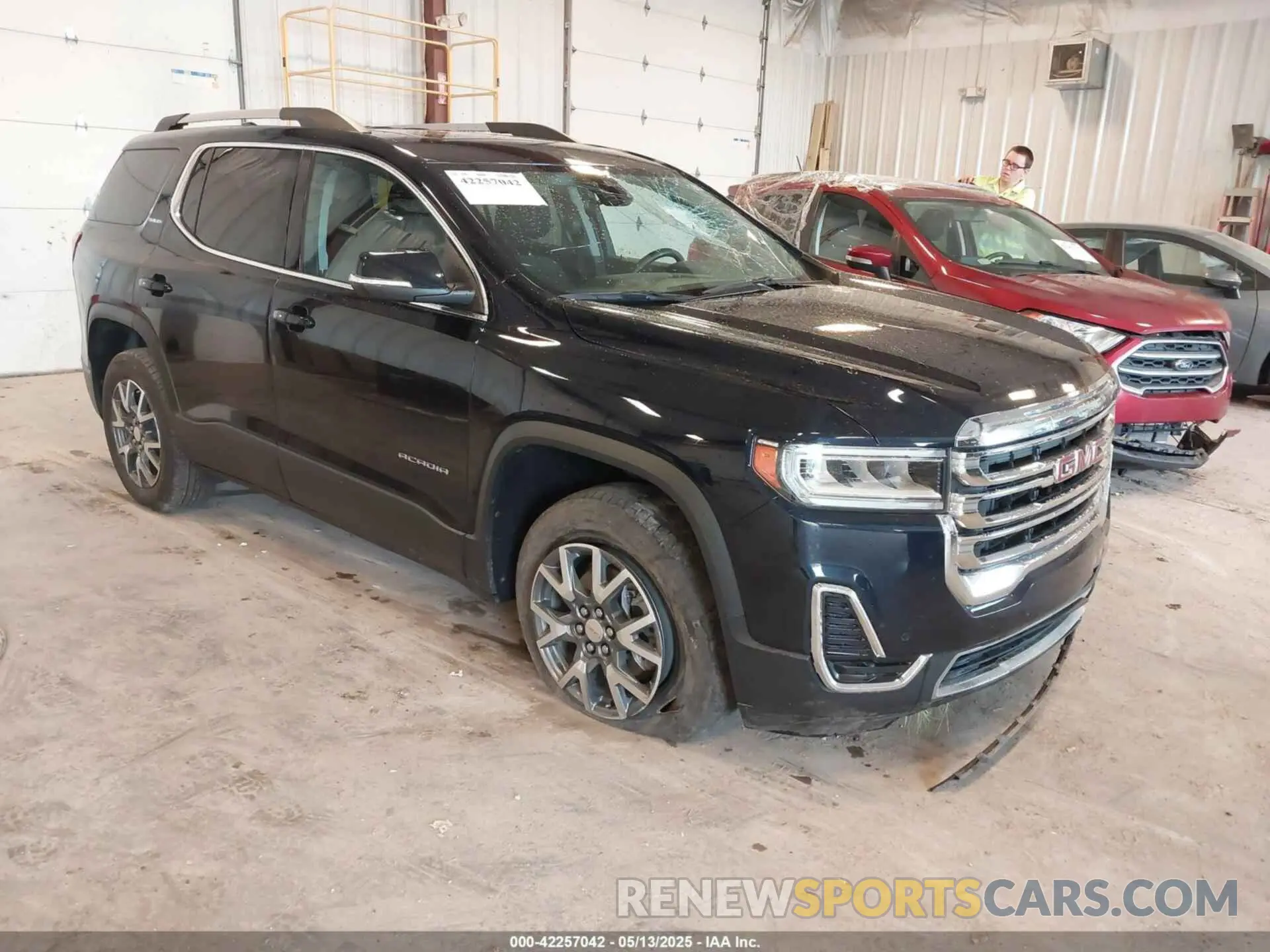 1 Photograph of a damaged car 1GKKNRL47NZ161580 GMC ACADIA 2022