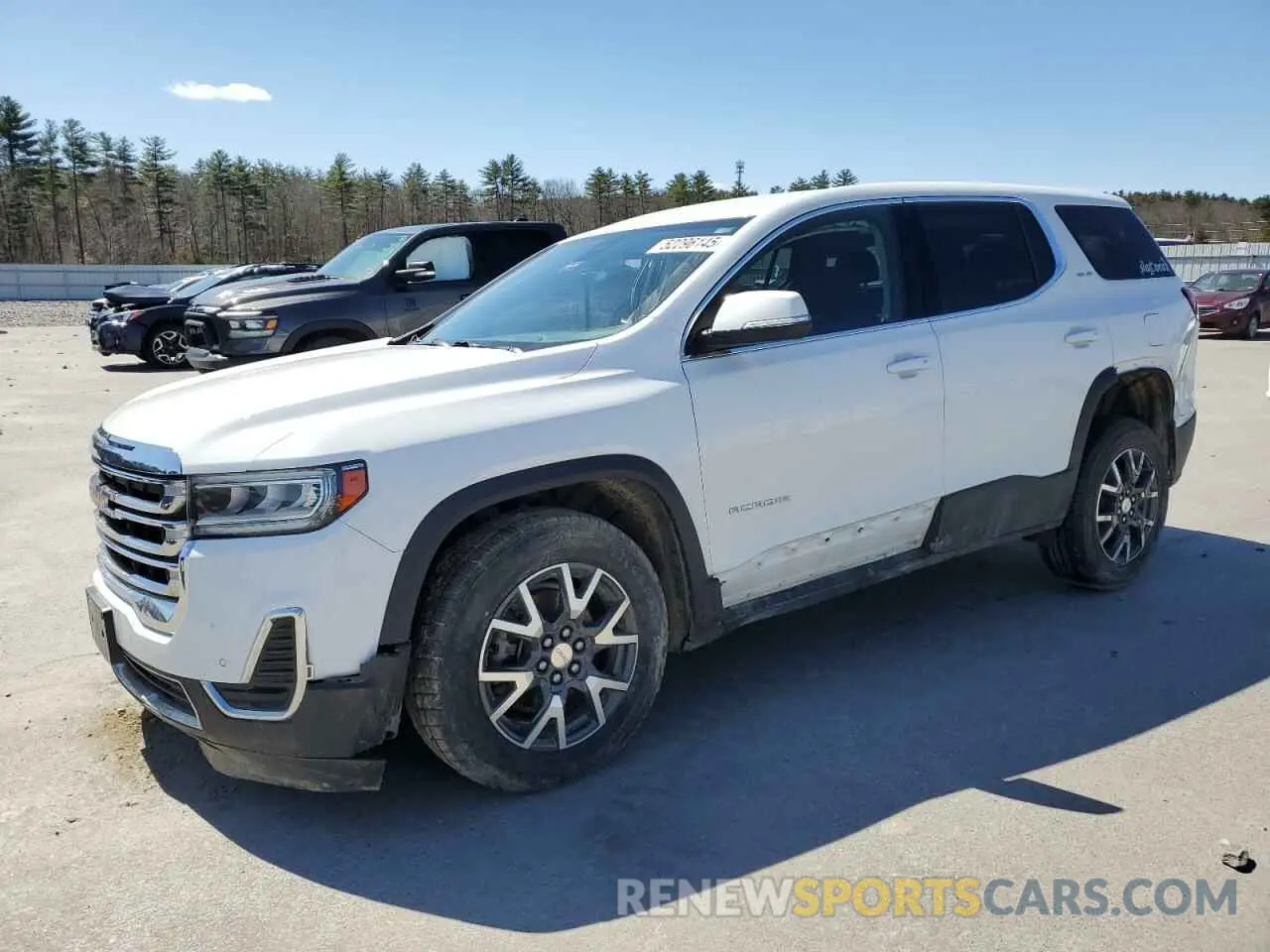 1 Photograph of a damaged car 1GKKNRL48NZ178095 GMC ACADIA 2022