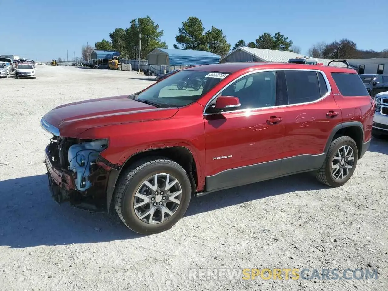 1 Photograph of a damaged car 1GKKNRL49NZ131738 GMC ACADIA 2022