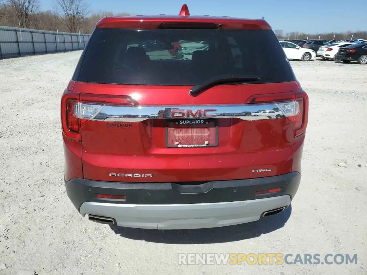 6 Photograph of a damaged car 1GKKNRL49NZ131738 GMC ACADIA 2022
