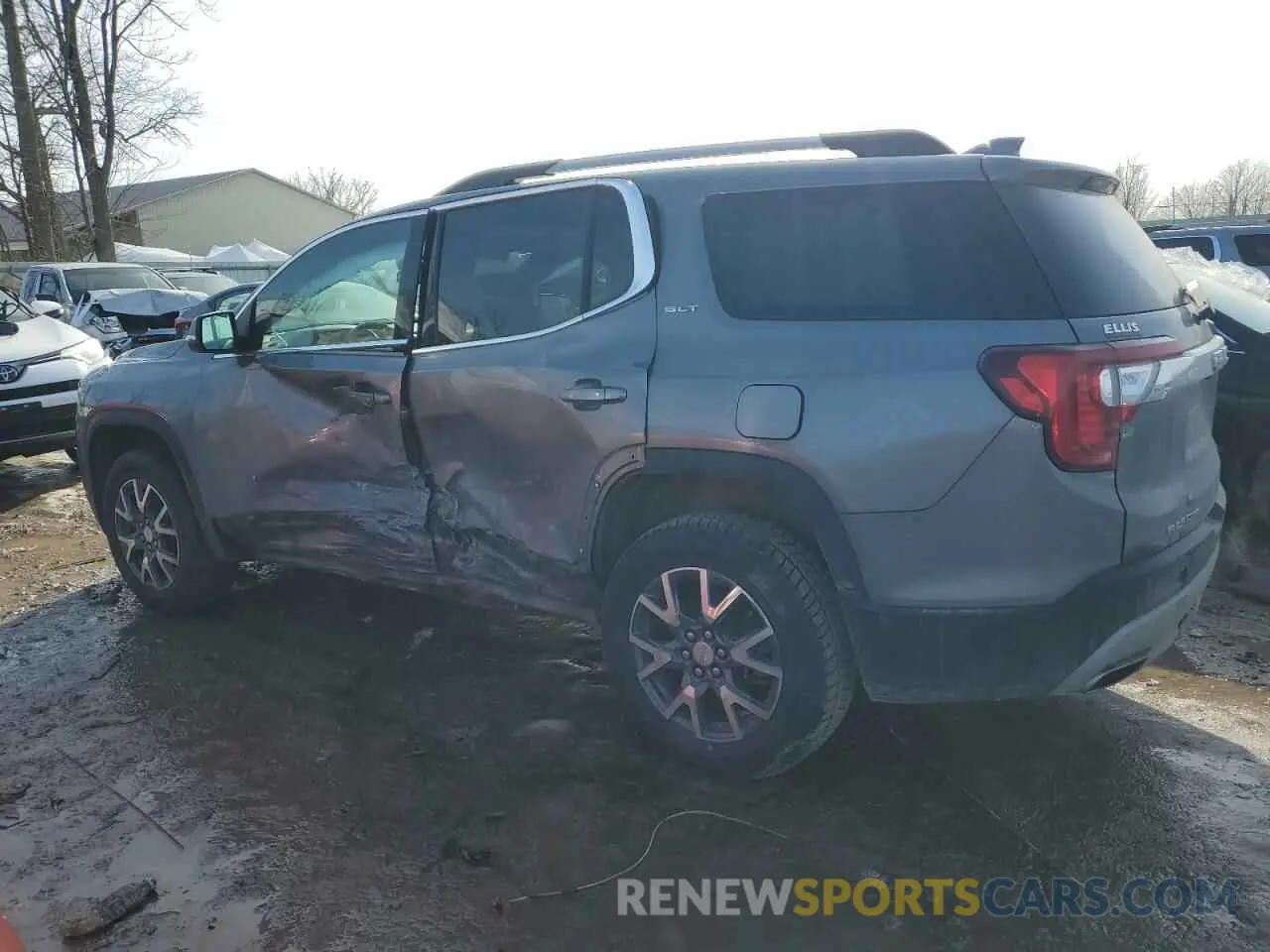 2 Photograph of a damaged car 1GKKNUL48NZ145049 GMC ACADIA 2022