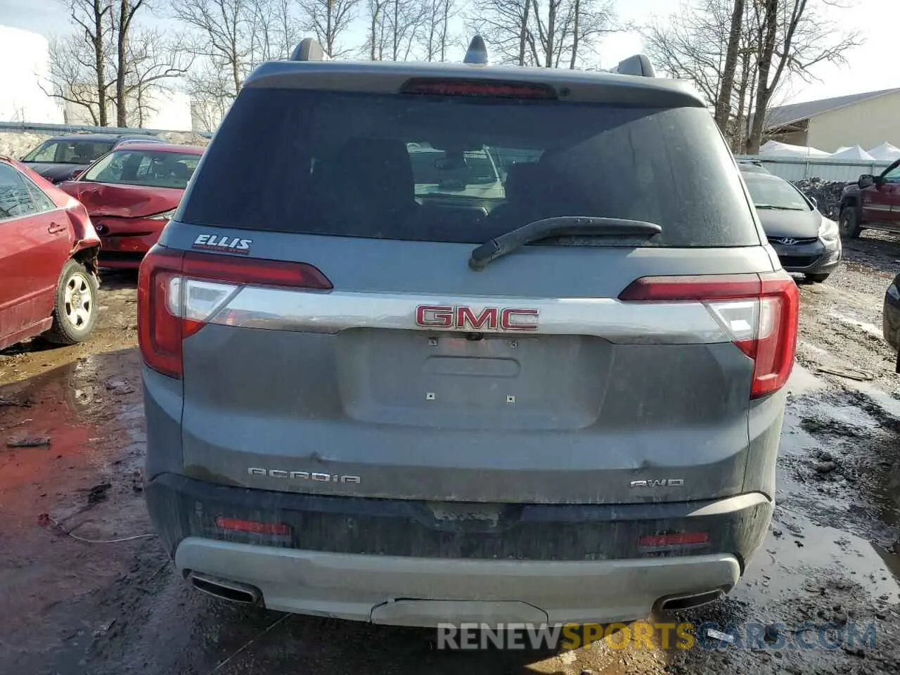 6 Photograph of a damaged car 1GKKNUL48NZ145049 GMC ACADIA 2022