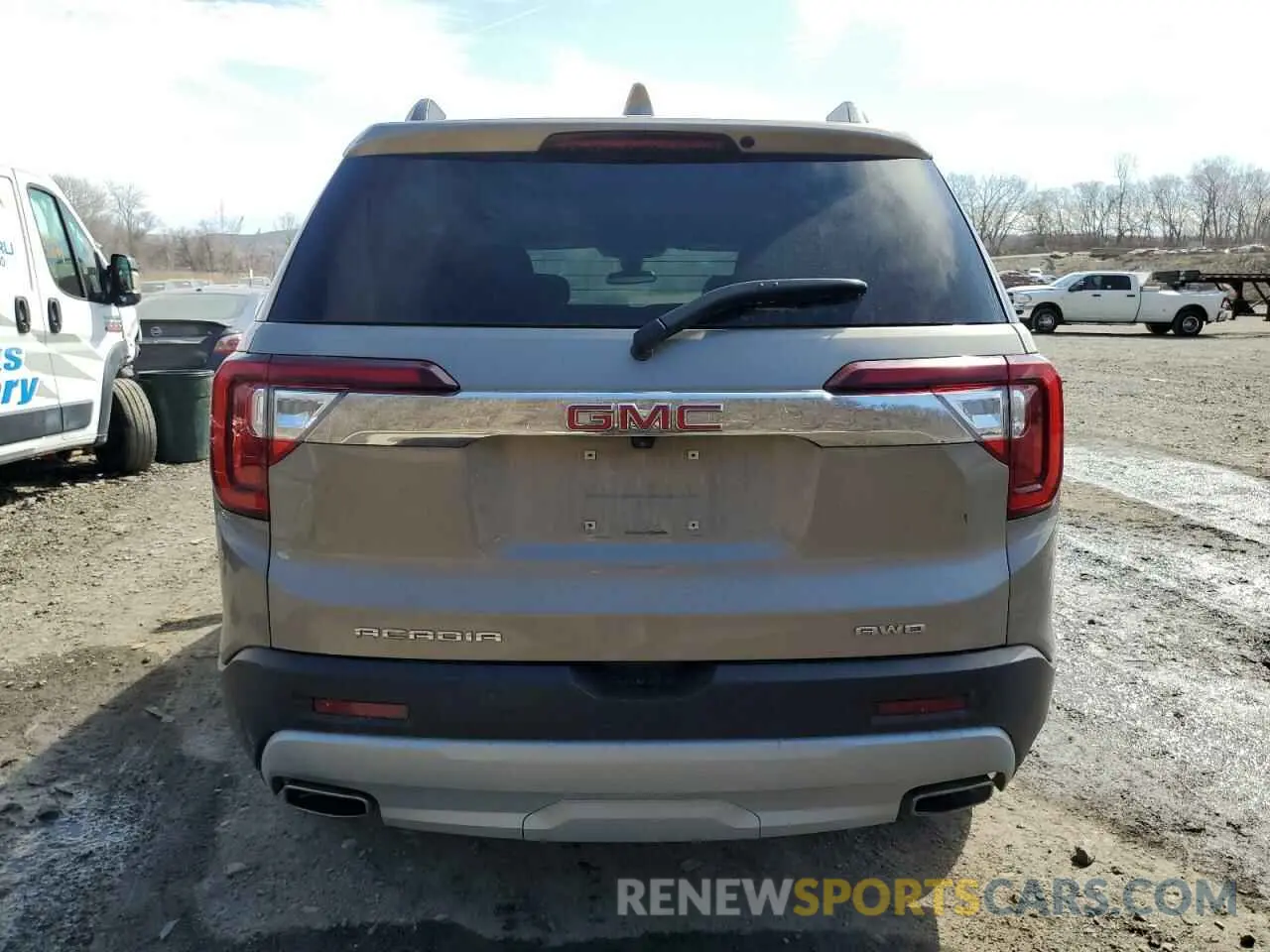 6 Photograph of a damaged car 1GKKNULS1NZ131556 GMC ACADIA 2022