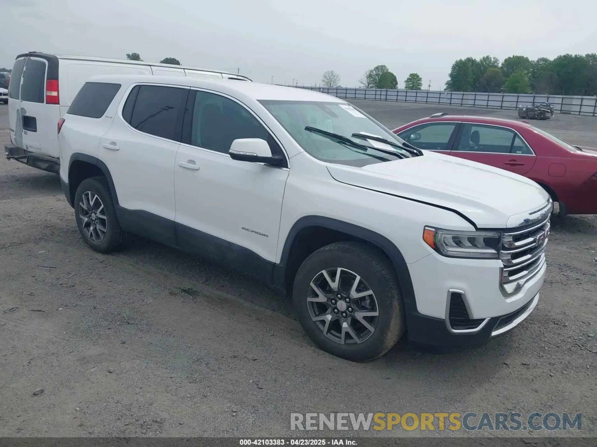 1 Photograph of a damaged car 1GKKNKL40PZ242091 GMC ACADIA 2023
