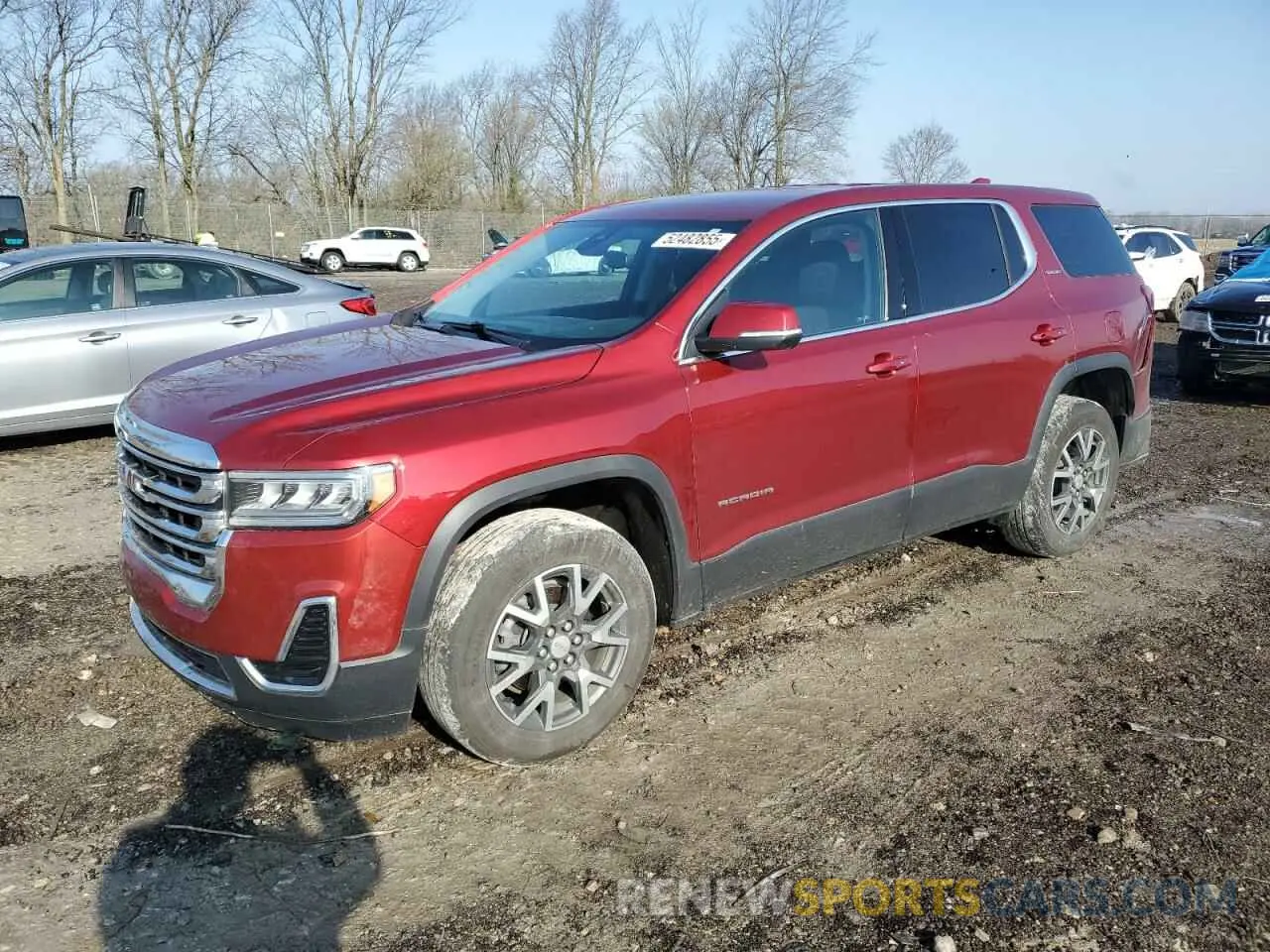 1 Photograph of a damaged car 1GKKNKL41PZ247834 GMC ACADIA 2023