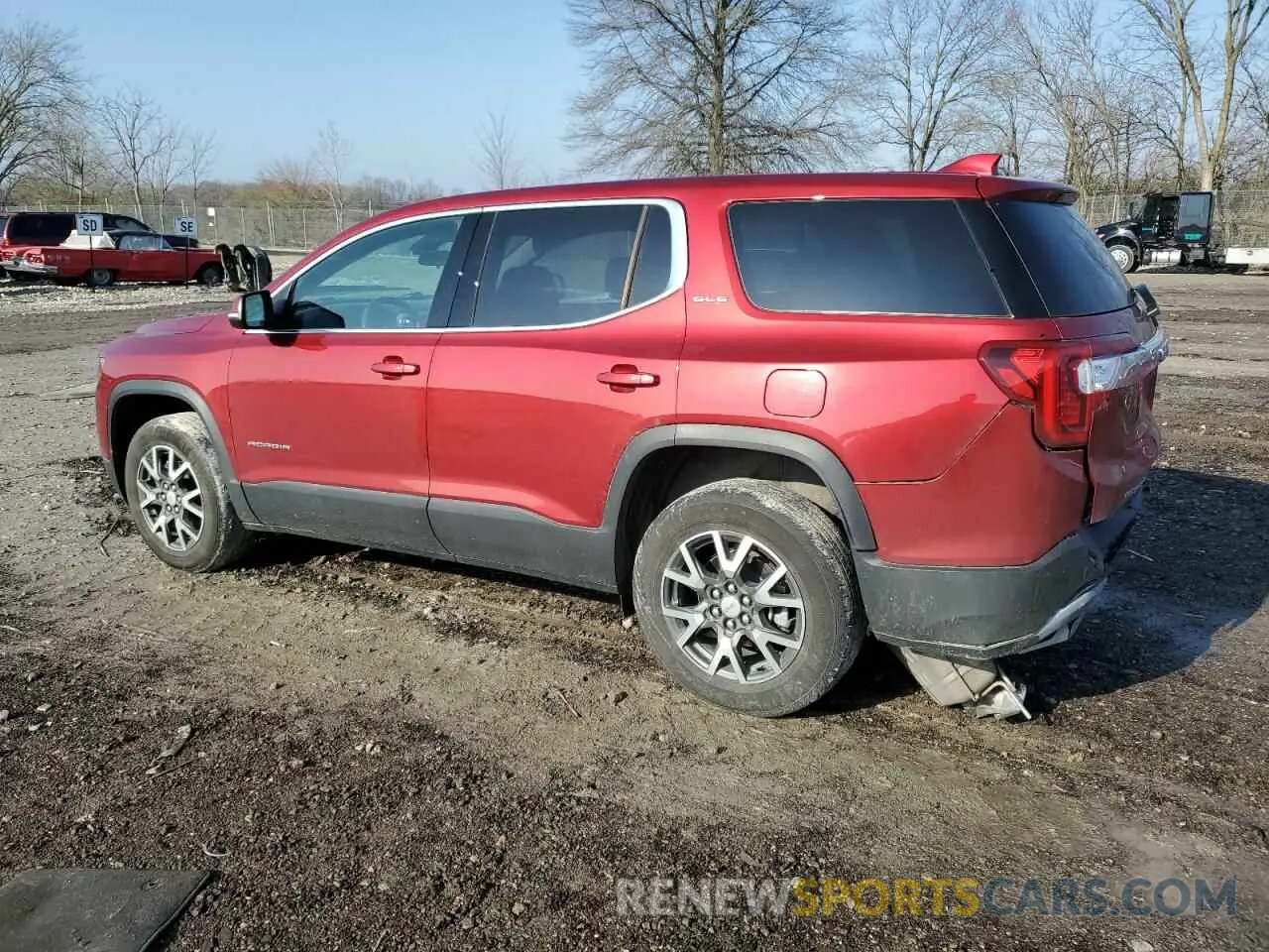2 Photograph of a damaged car 1GKKNKL41PZ247834 GMC ACADIA 2023