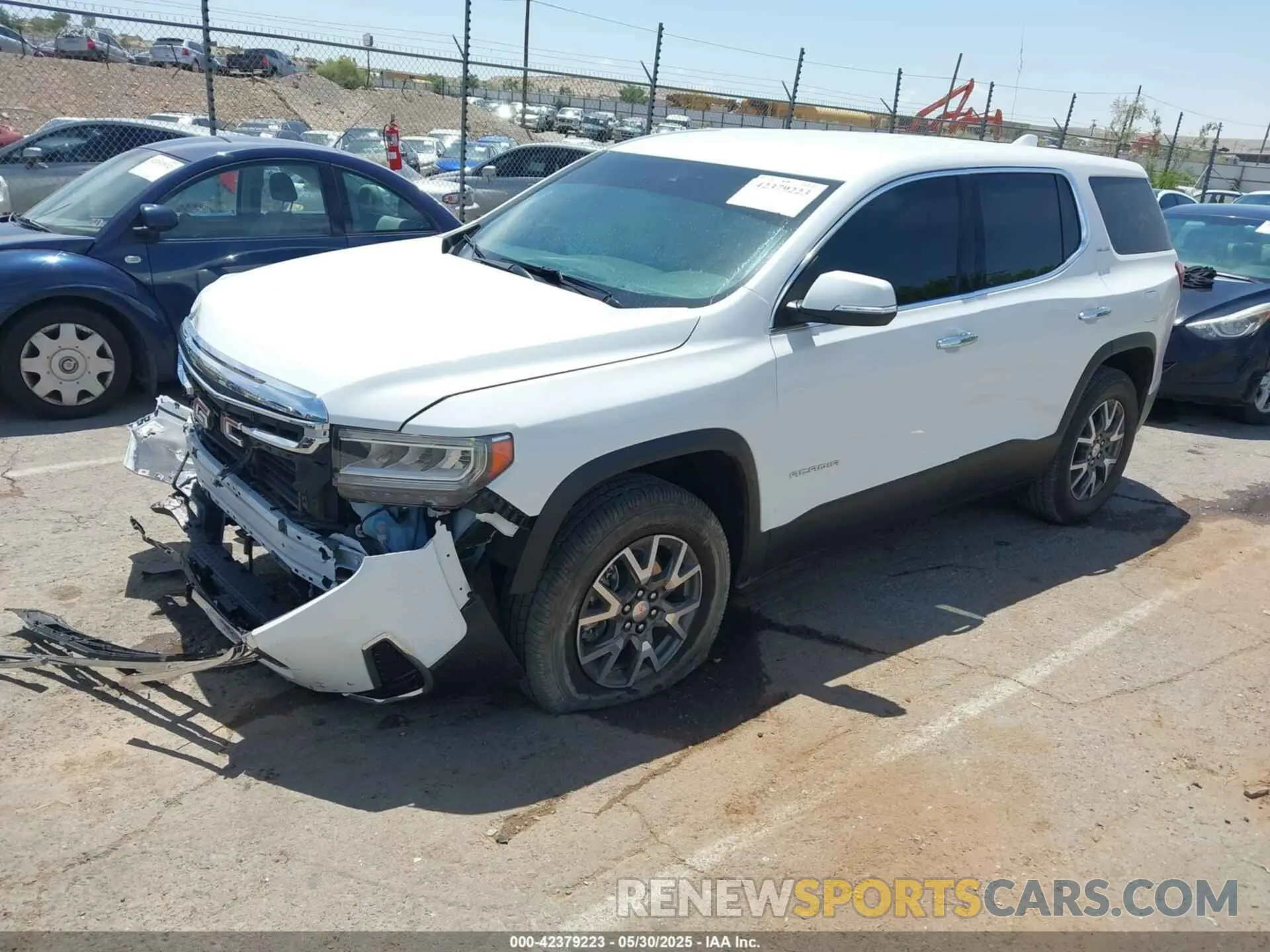 2 Photograph of a damaged car 1GKKNKL42PZ103838 GMC ACADIA 2023