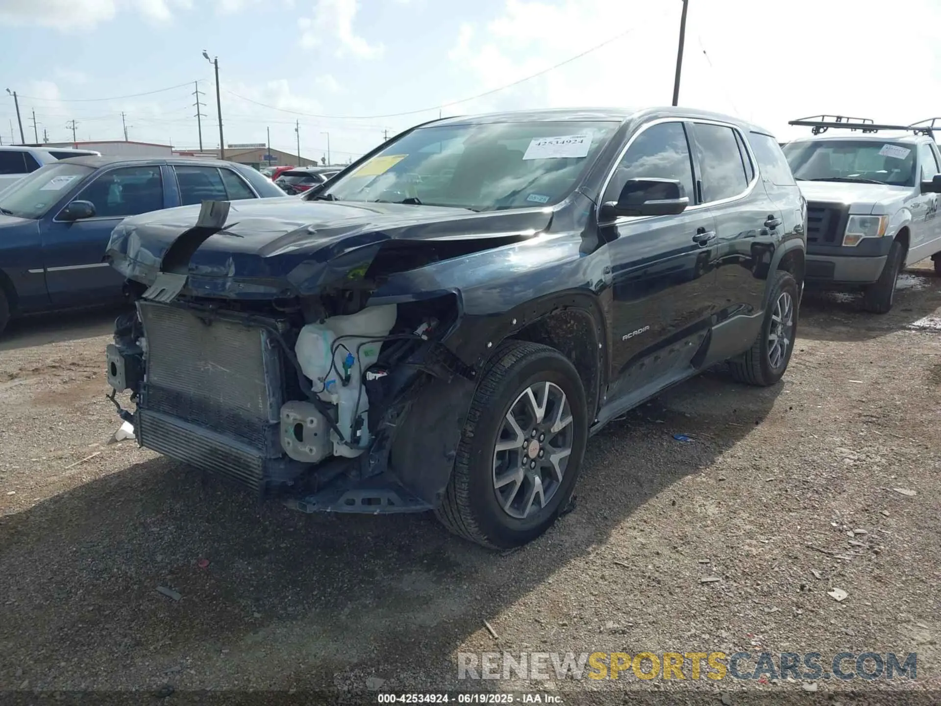 2 Photograph of a damaged car 1GKKNKL42PZ158953 GMC ACADIA 2023