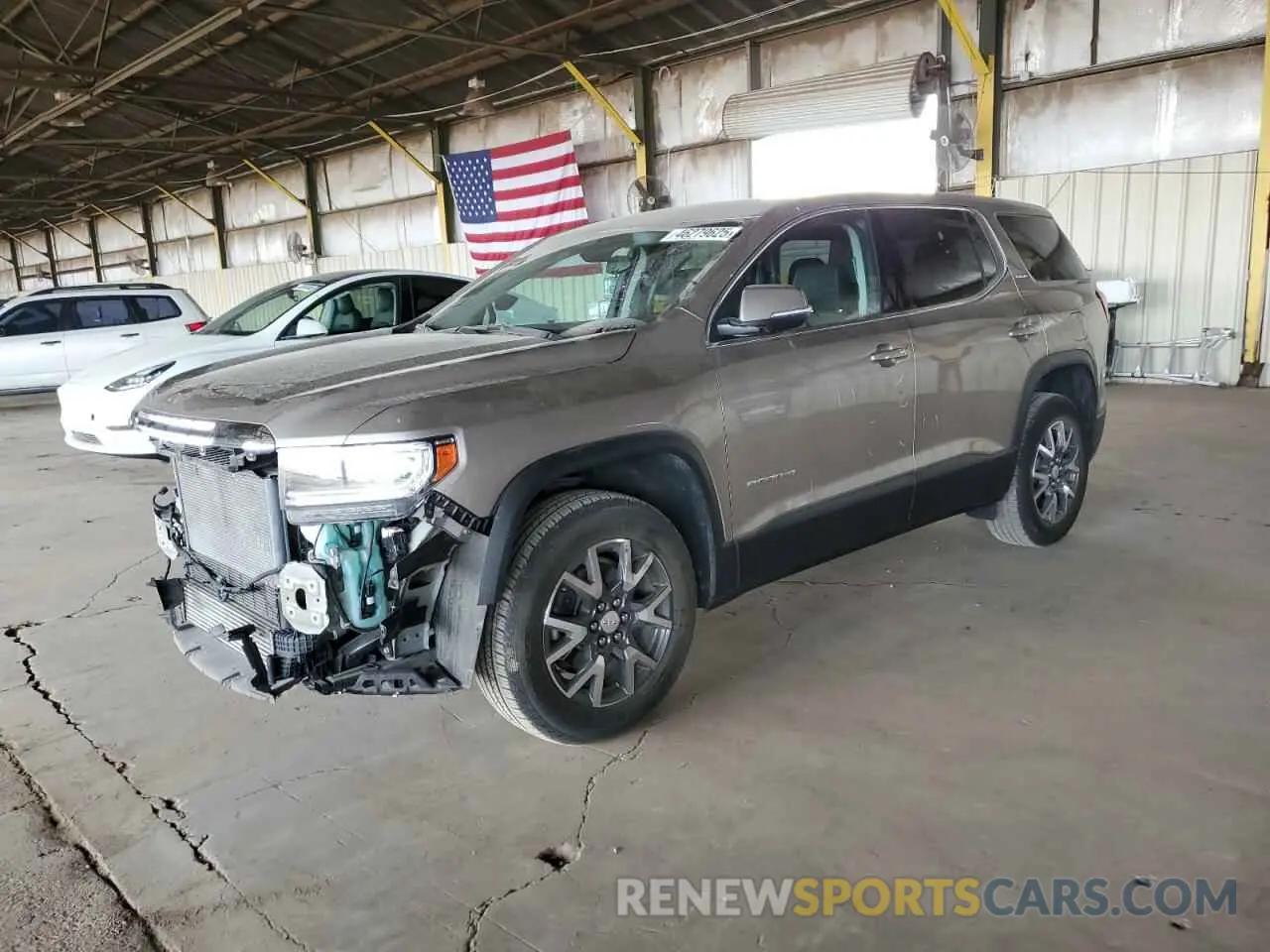 1 Photograph of a damaged car 1GKKNKL42PZ176384 GMC ACADIA 2023