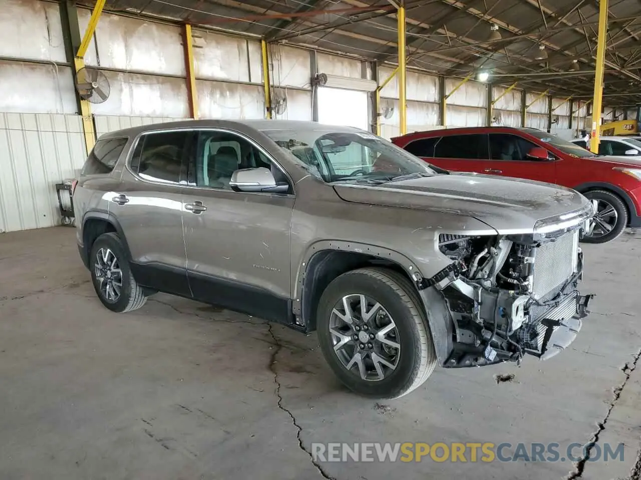 4 Photograph of a damaged car 1GKKNKL42PZ176384 GMC ACADIA 2023