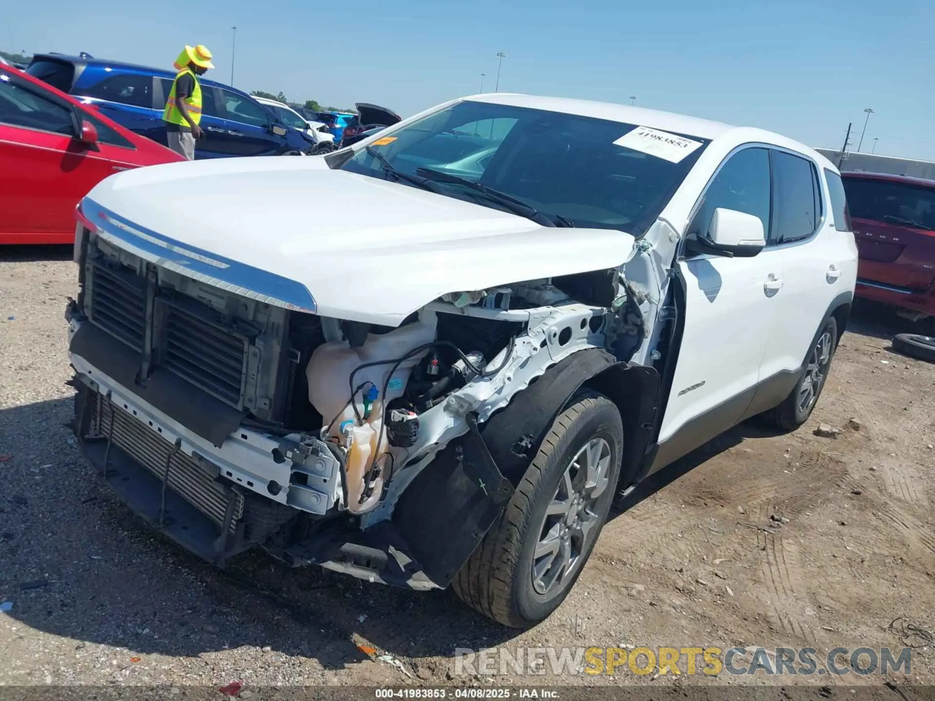 2 Photograph of a damaged car 1GKKNKL43PZ114461 GMC ACADIA 2023