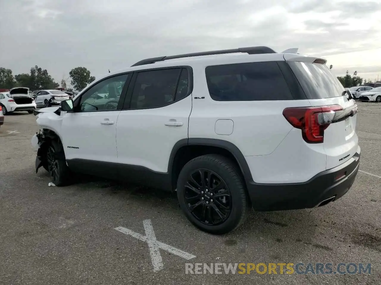 2 Photograph of a damaged car 1GKKNKL44PZ190352 GMC ACADIA 2023