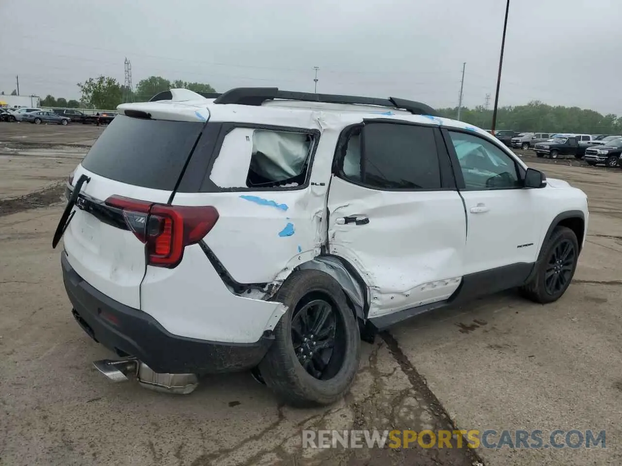 3 Photograph of a damaged car 1GKKNKL47PZ266226 GMC ACADIA 2023