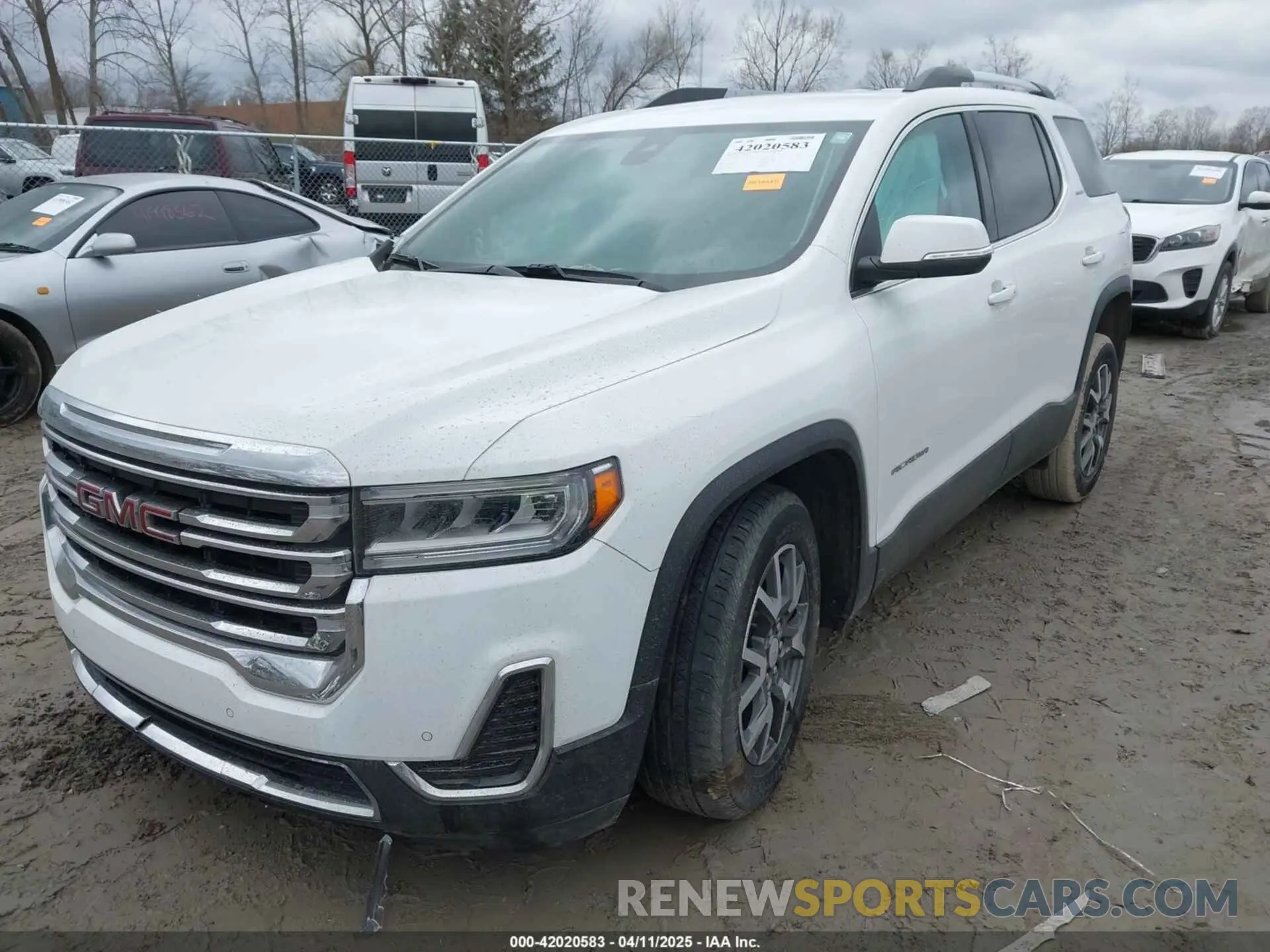 2 Photograph of a damaged car 1GKKNKL48PZ170606 GMC ACADIA 2023