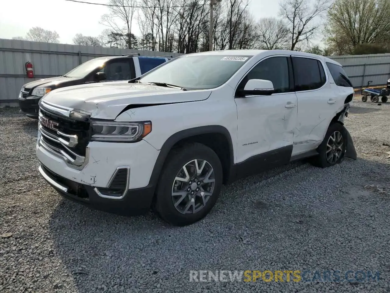 1 Photograph of a damaged car 1GKKNKL48PZ240282 GMC ACADIA 2023