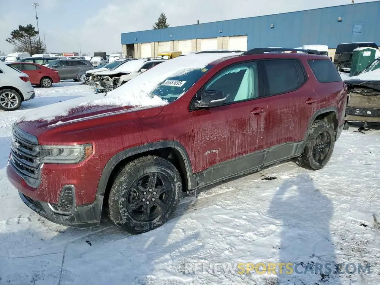 1 Photograph of a damaged car 1GKKNLLS2PZ113144 GMC ACADIA 2023