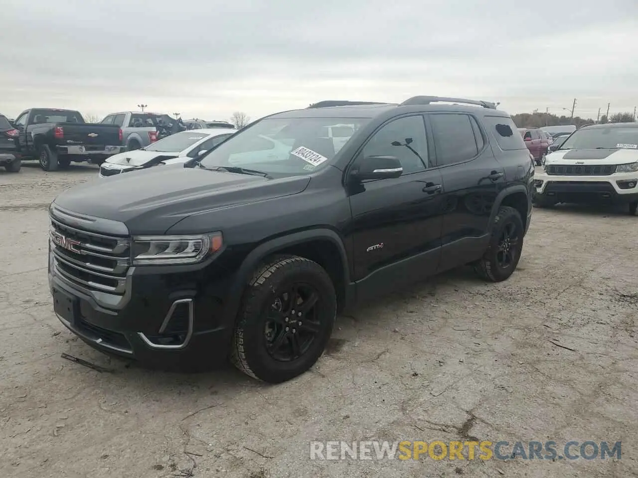 1 Photograph of a damaged car 1GKKNLLS2PZ141655 GMC ACADIA 2023