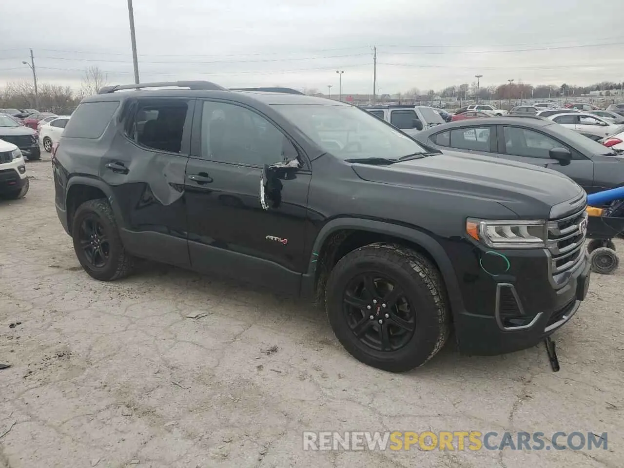 4 Photograph of a damaged car 1GKKNLLS2PZ141655 GMC ACADIA 2023