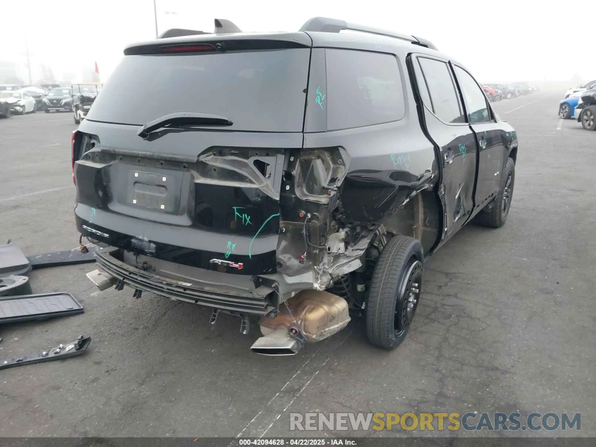 4 Photograph of a damaged car 1GKKNLLS6PZ260146 GMC ACADIA 2023
