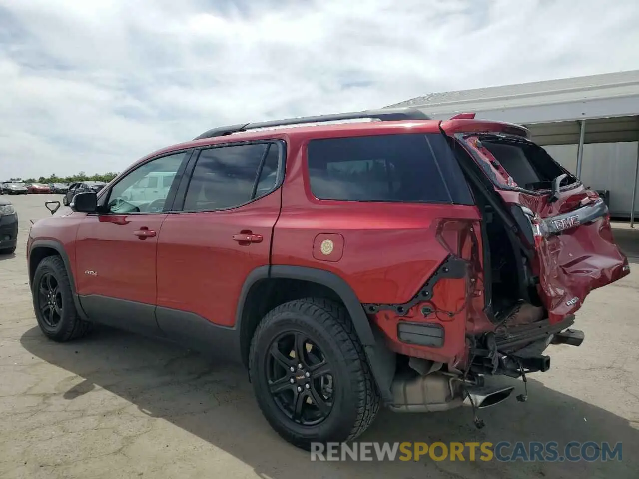 2 Photograph of a damaged car 1GKKNLLS9PZ254387 GMC ACADIA 2023