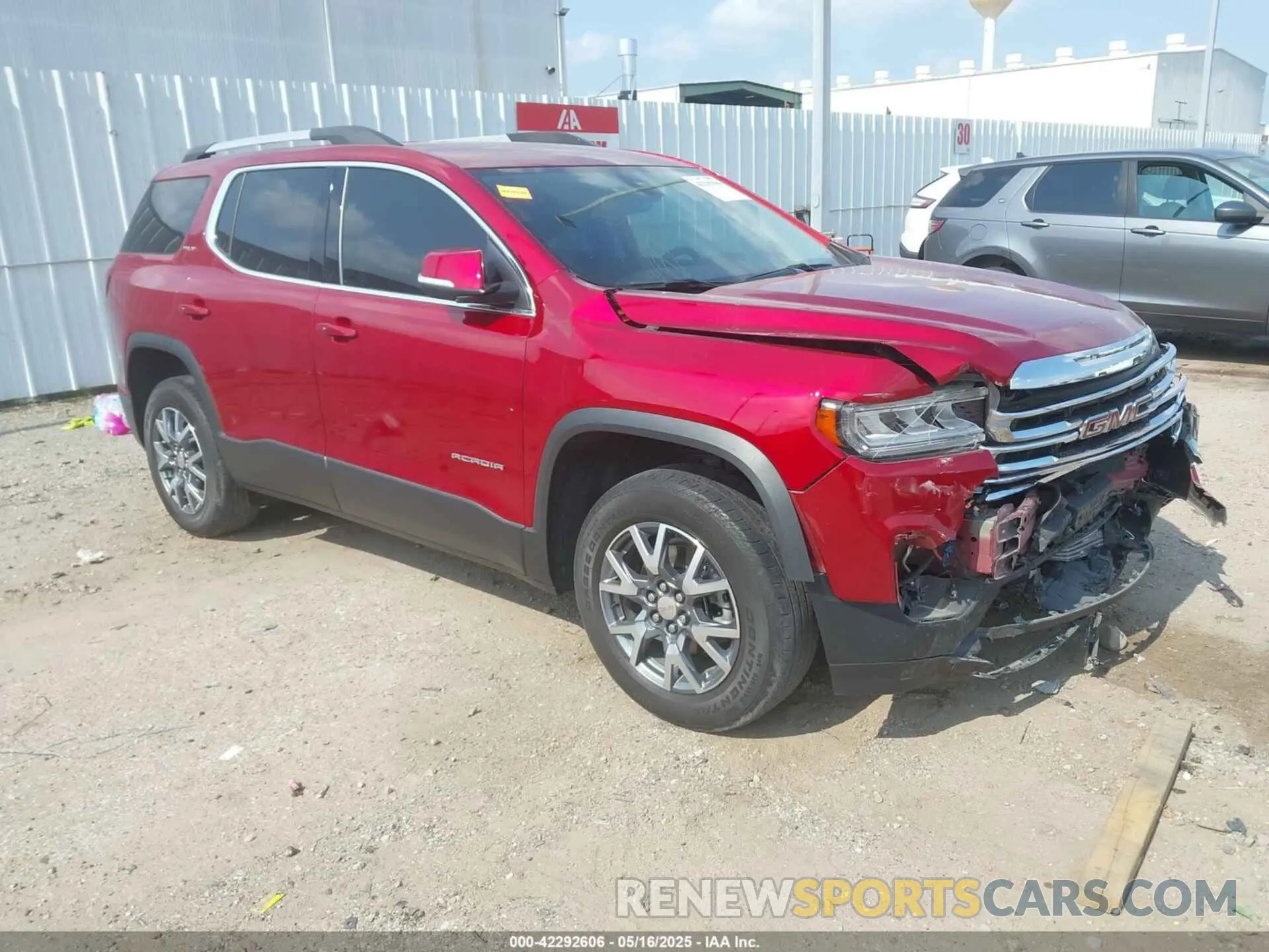 1 Photograph of a damaged car 1GKKNML42PZ173612 GMC ACADIA 2023