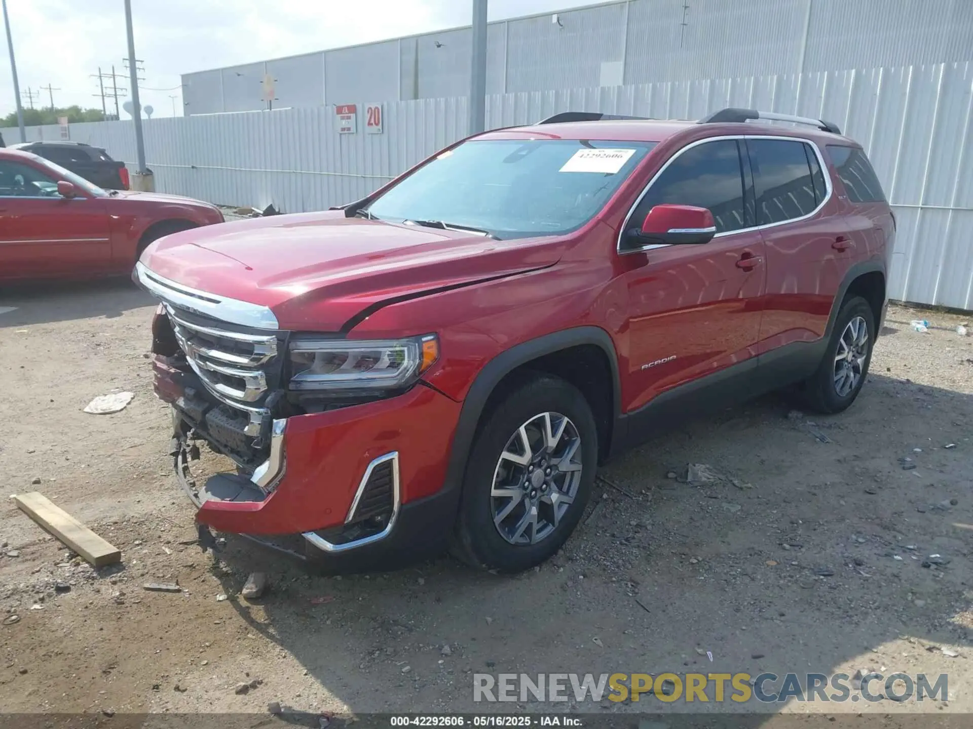 2 Photograph of a damaged car 1GKKNML42PZ173612 GMC ACADIA 2023