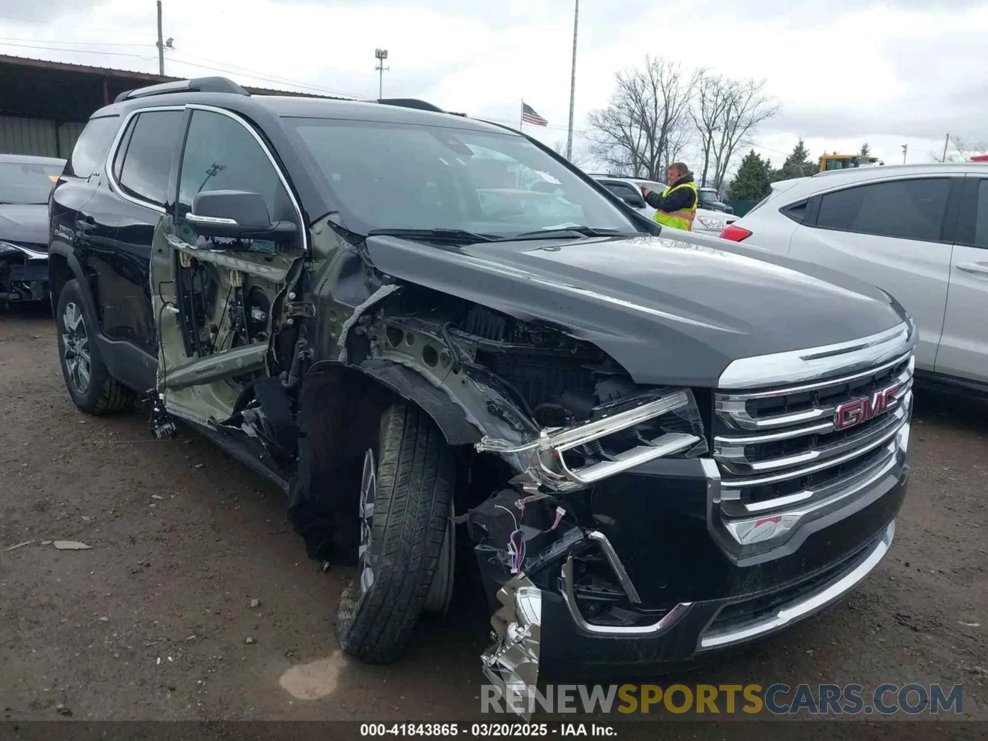 1 Photograph of a damaged car 1GKKNML45PZ185835 GMC ACADIA 2023