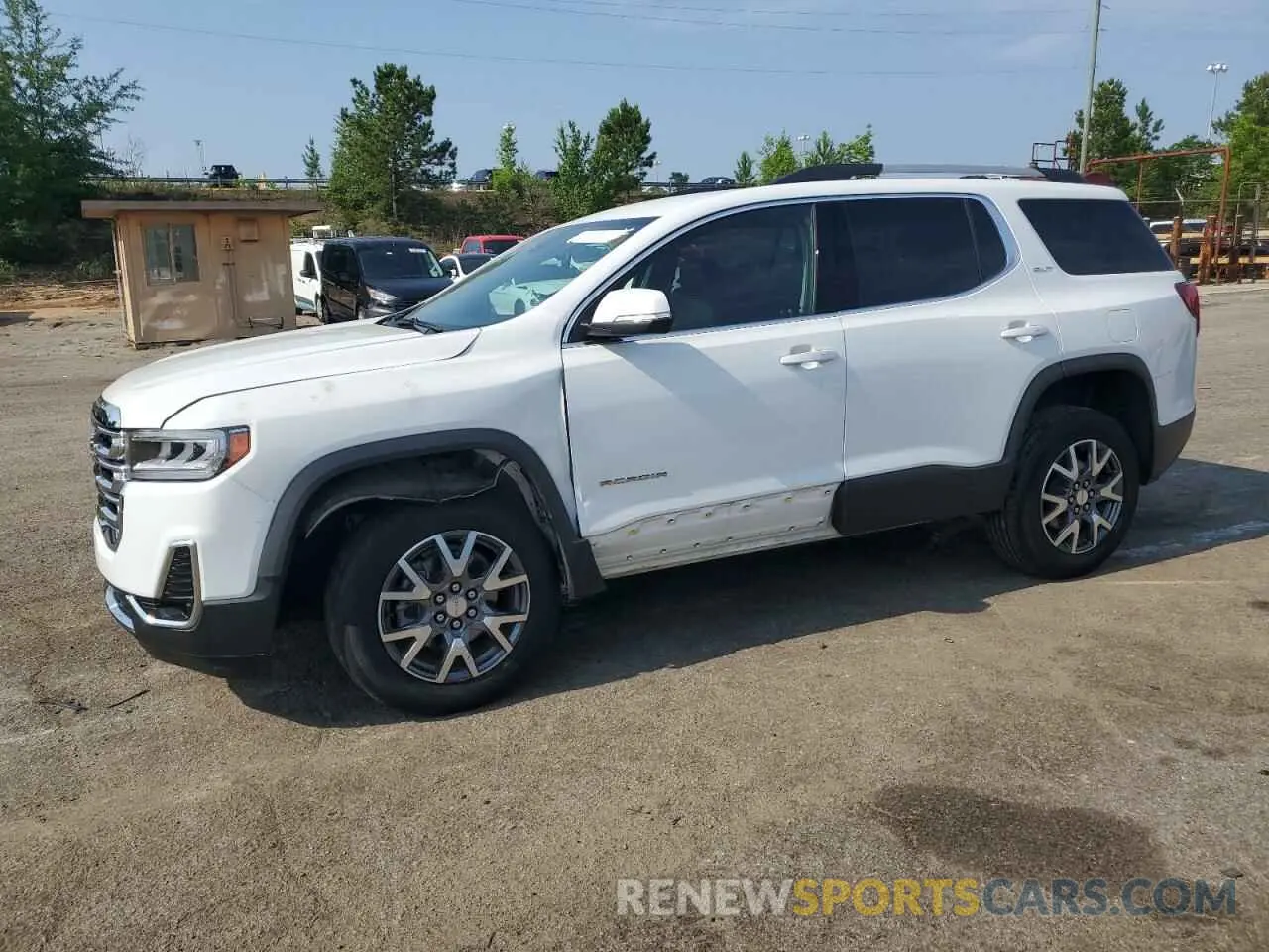 1 Photograph of a damaged car 1GKKNML46PZ227347 GMC ACADIA 2023
