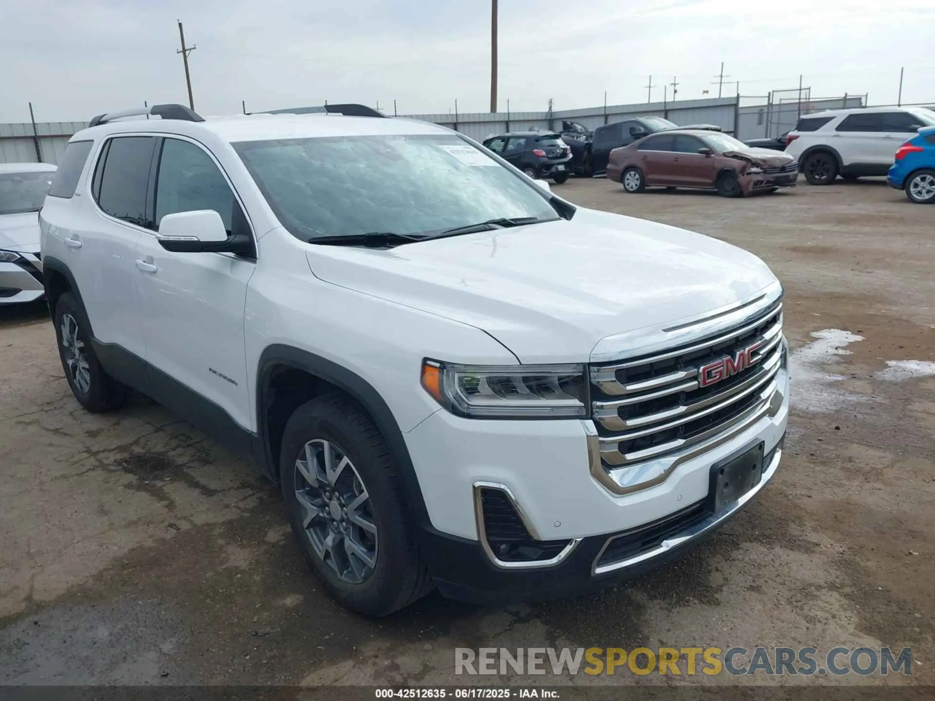 1 Photograph of a damaged car 1GKKNML49PZ218139 GMC ACADIA 2023