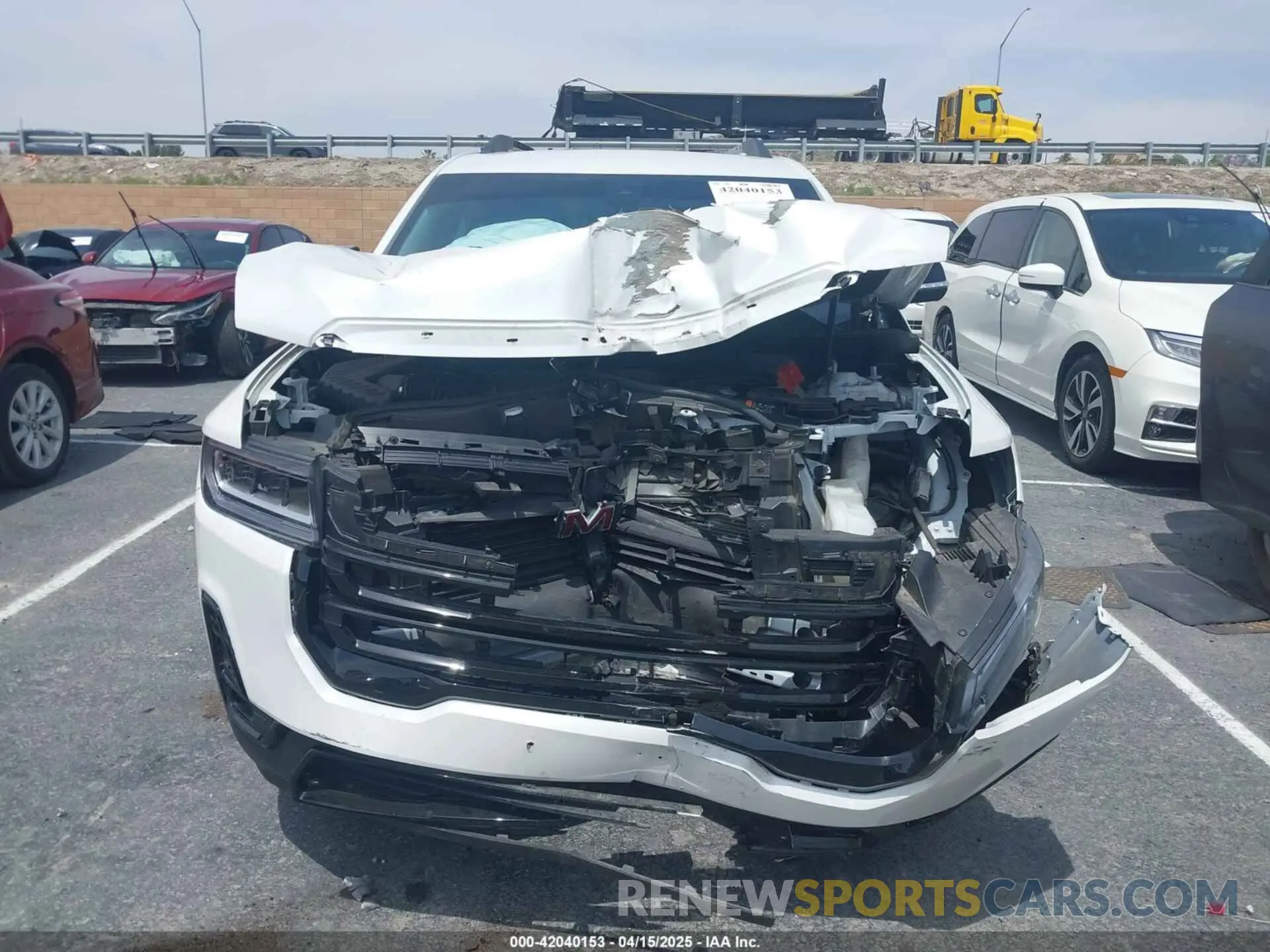 11 Photograph of a damaged car 1GKKNML49PZ252503 GMC ACADIA 2023
