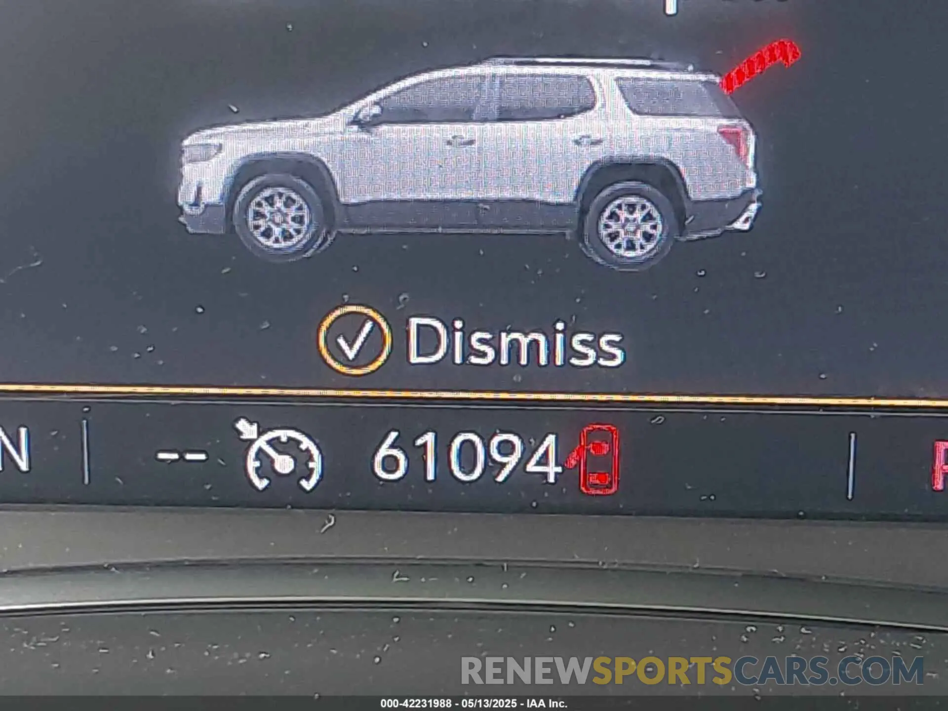 15 Photograph of a damaged car 1GKKNML4XPZ156685 GMC ACADIA 2023