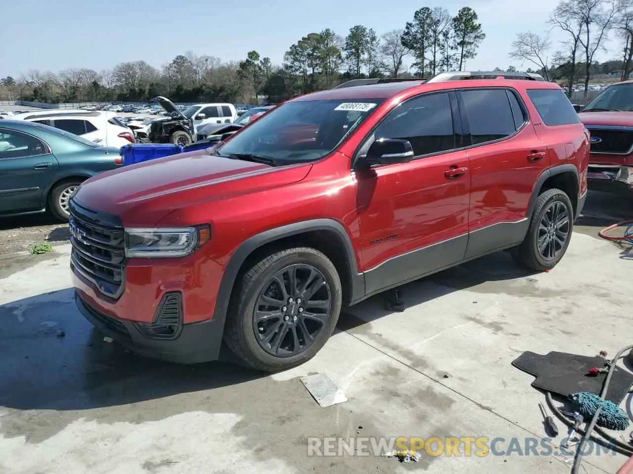 1 Photograph of a damaged car 1GKKNMLS1PZ261100 GMC ACADIA 2023