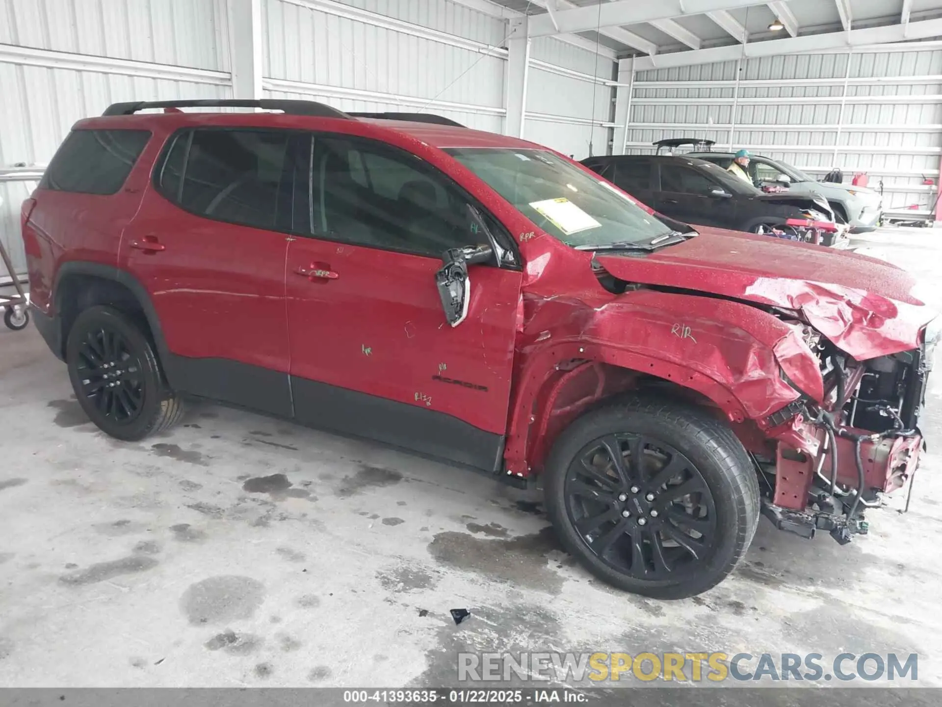 1 Photograph of a damaged car 1GKKNMLS4PZ174923 GMC ACADIA 2023
