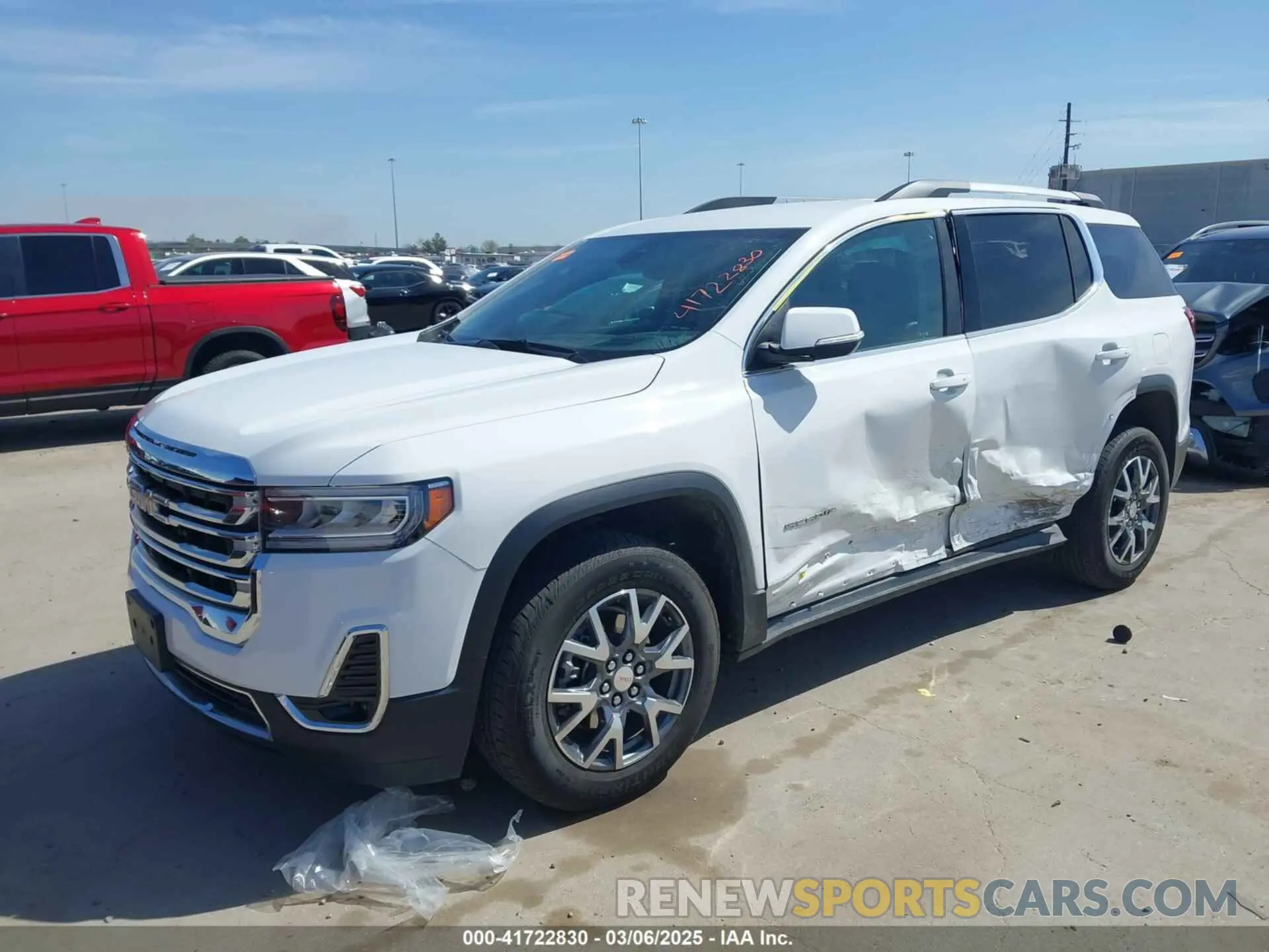 2 Photograph of a damaged car 1GKKNMLSXPZ254548 GMC ACADIA 2023