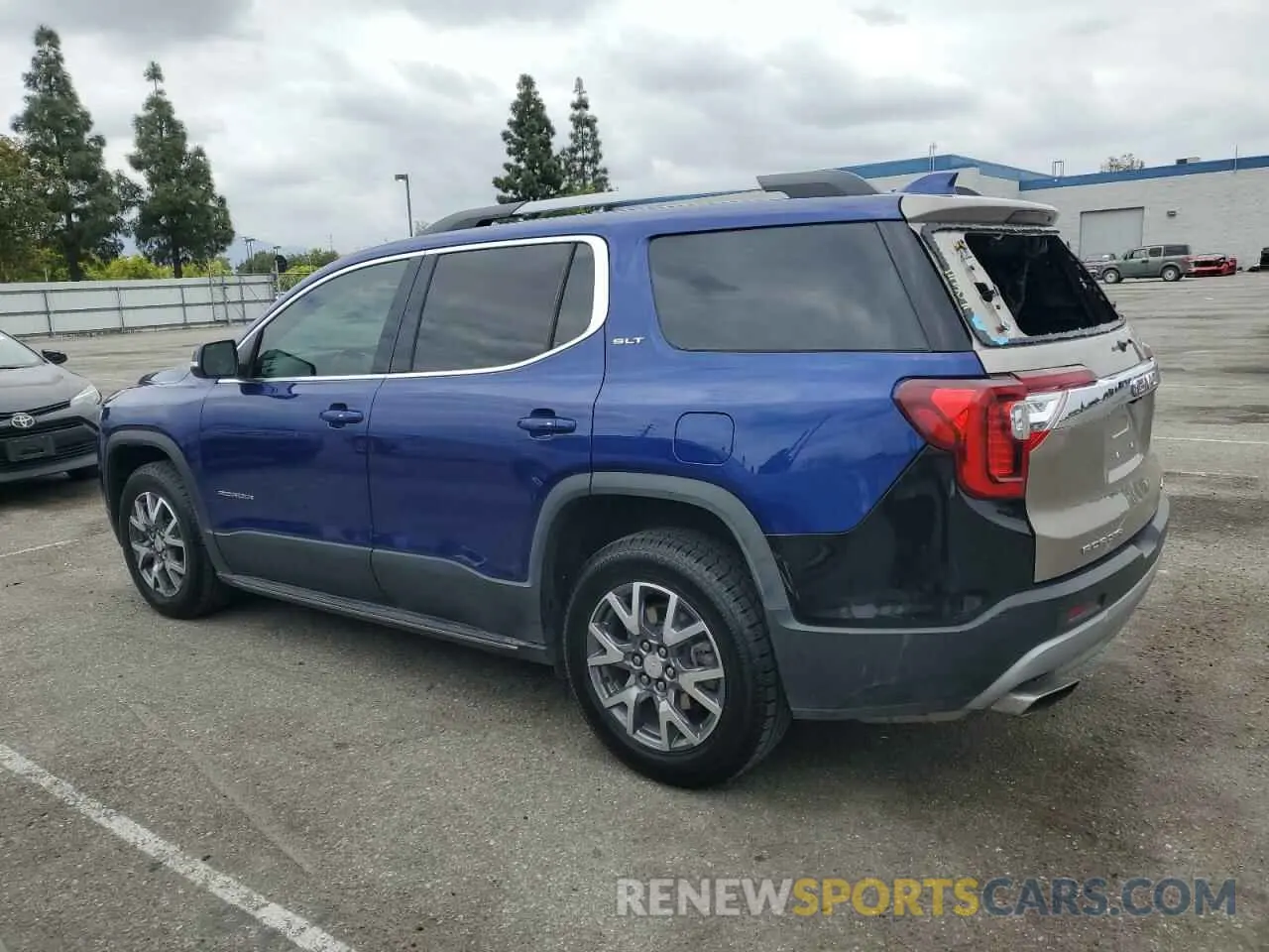 2 Photograph of a damaged car 1GKKNUL46PZ141245 GMC ACADIA 2023