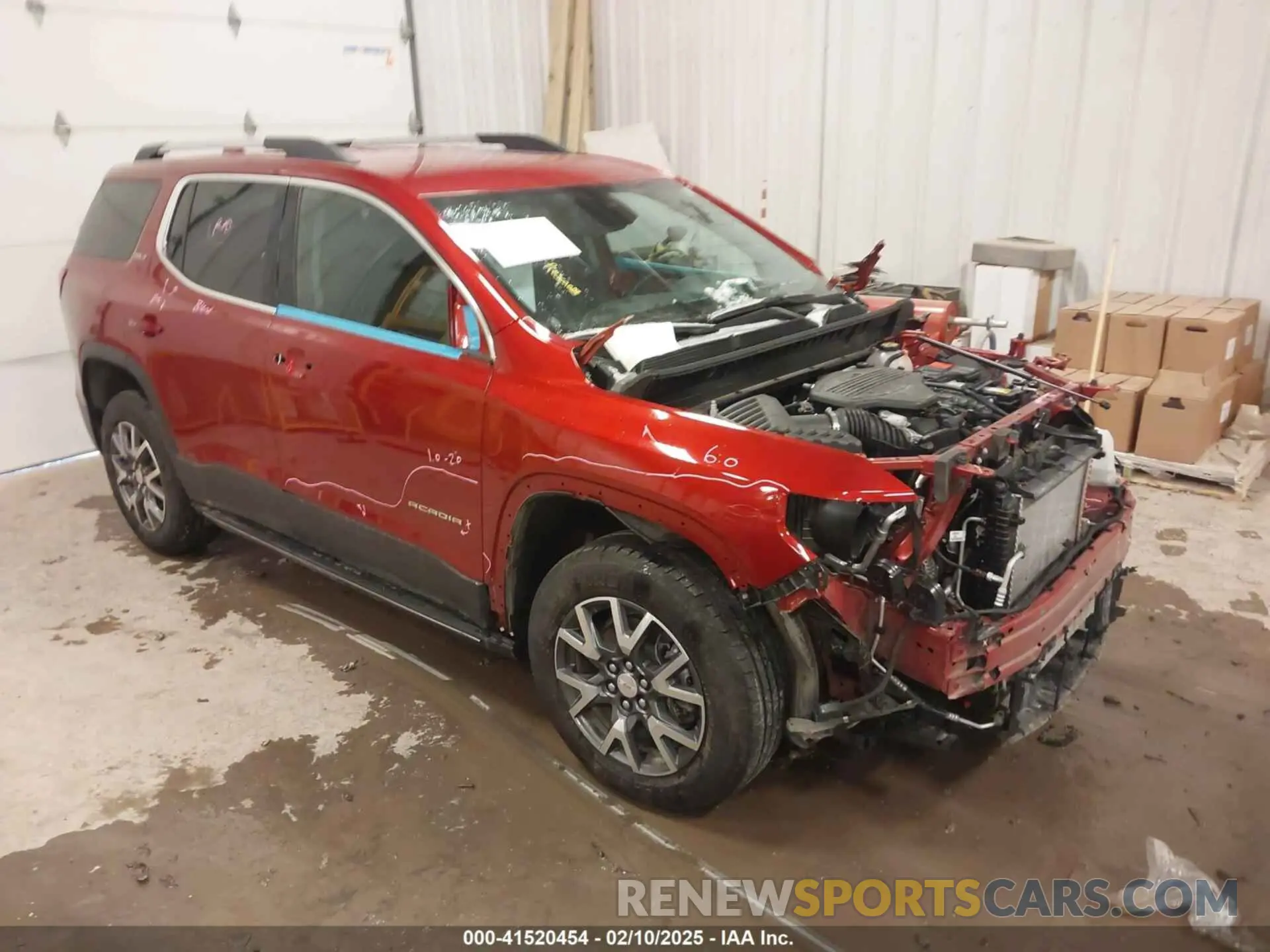1 Photograph of a damaged car 1GKKNULS0PZ255501 GMC ACADIA 2023