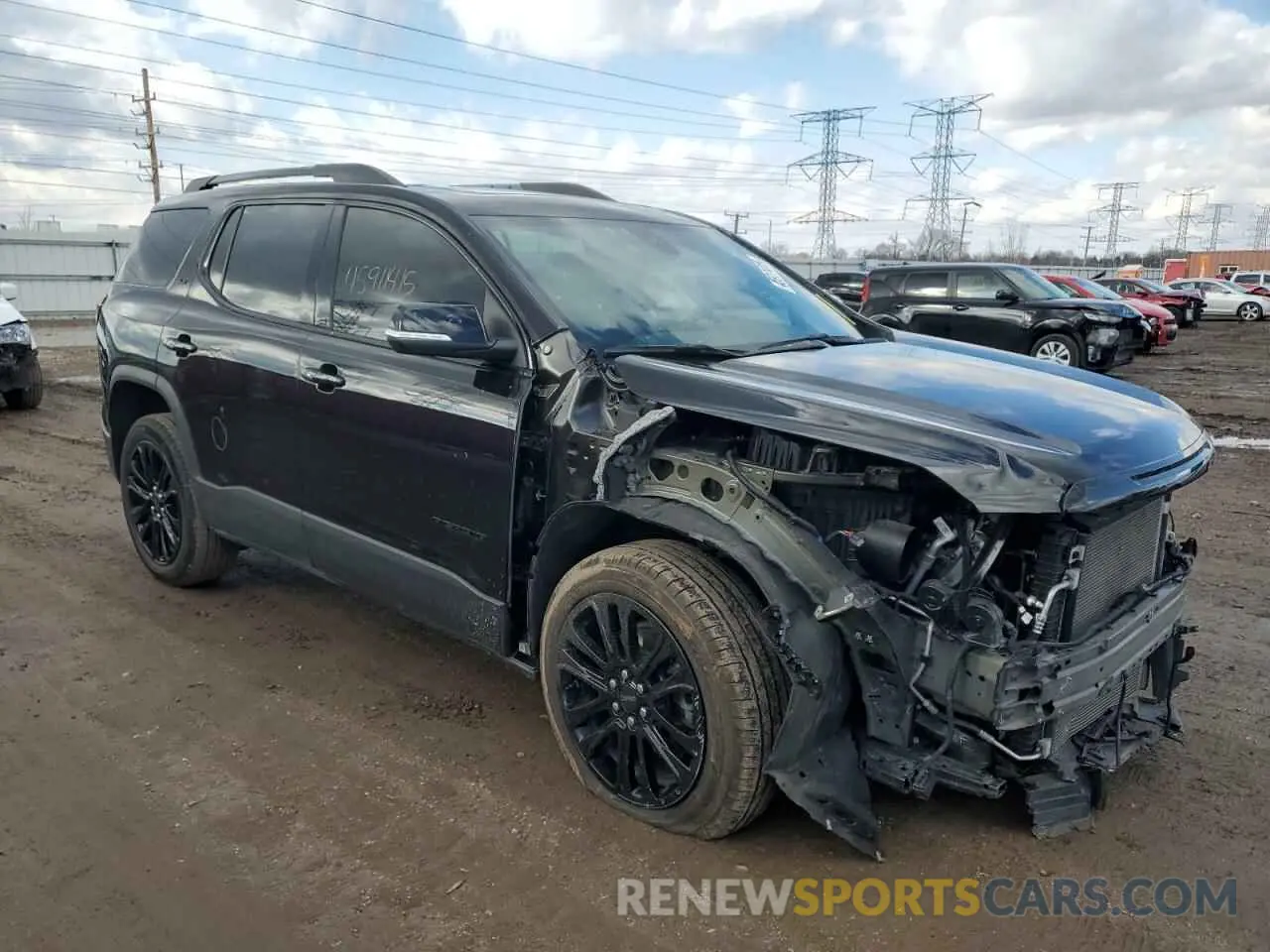 4 Photograph of a damaged car 1GKKNULS1PZ228002 GMC ACADIA 2023
