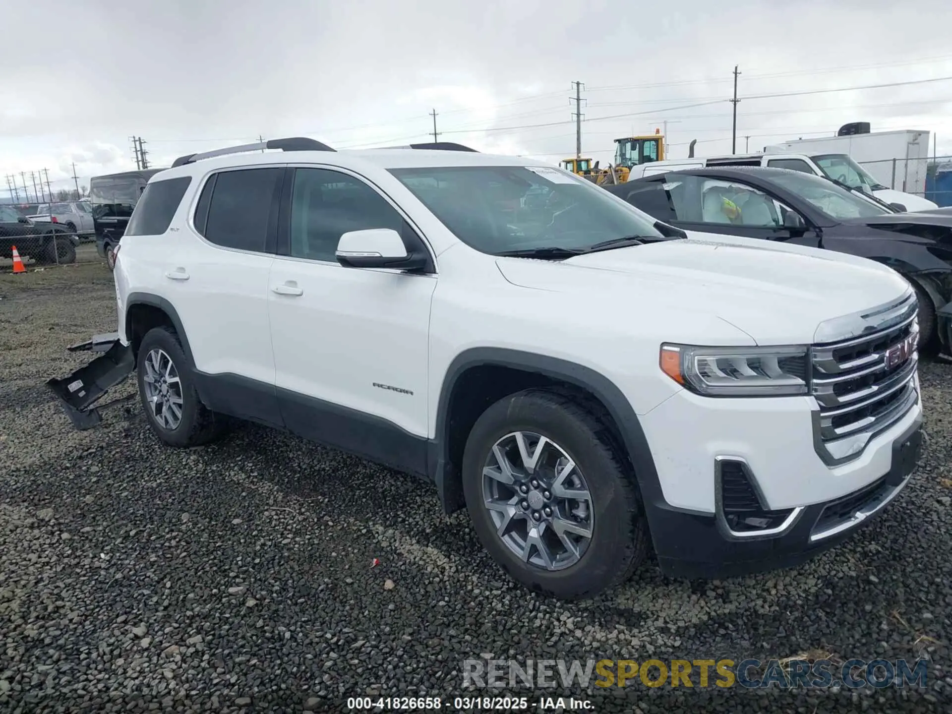1 Photograph of a damaged car 1GKKNULS7PZ254670 GMC ACADIA 2023