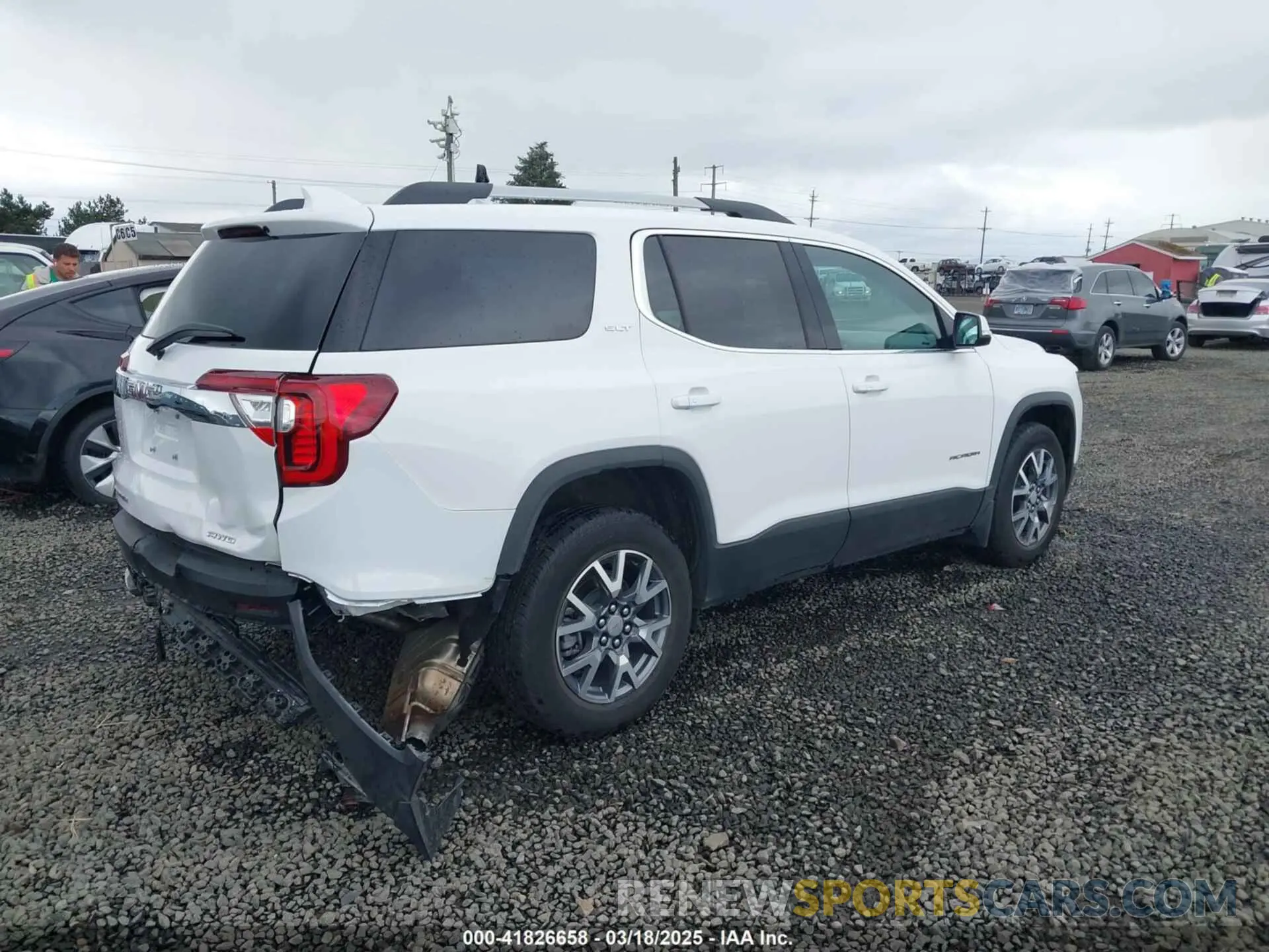 4 Photograph of a damaged car 1GKKNULS7PZ254670 GMC ACADIA 2023