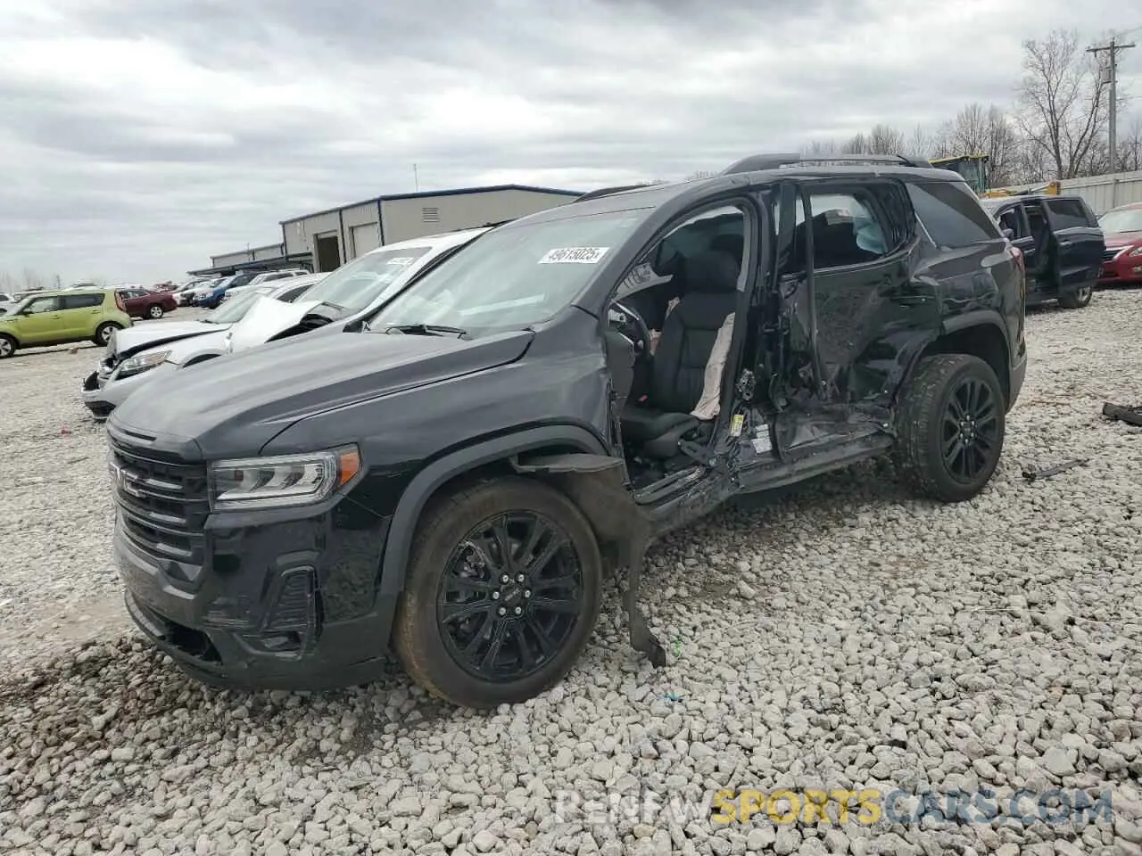 1 Photograph of a damaged car 1GKKNULS9PZ255562 GMC ACADIA 2023
