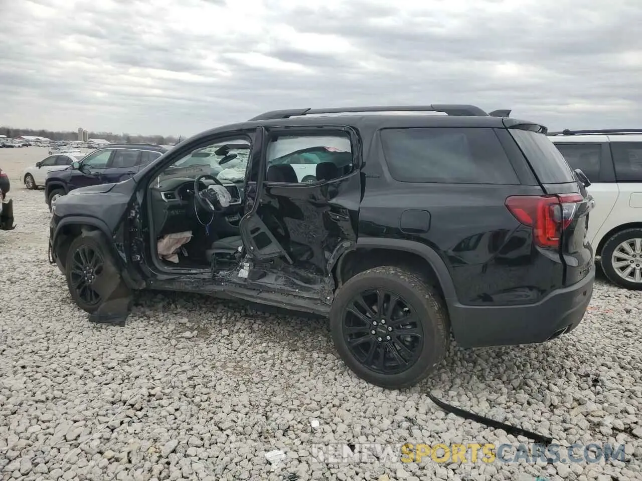 2 Photograph of a damaged car 1GKKNULS9PZ255562 GMC ACADIA 2023