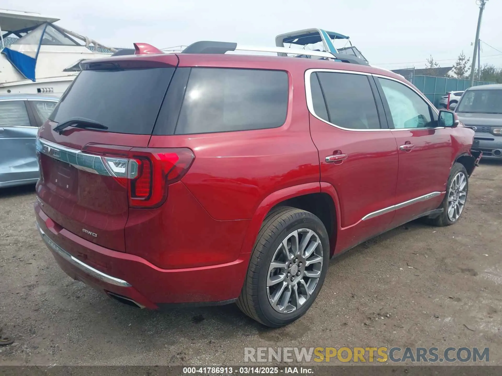 4 Photograph of a damaged car 1GKKNXLSXPZ148716 GMC ACADIA 2023