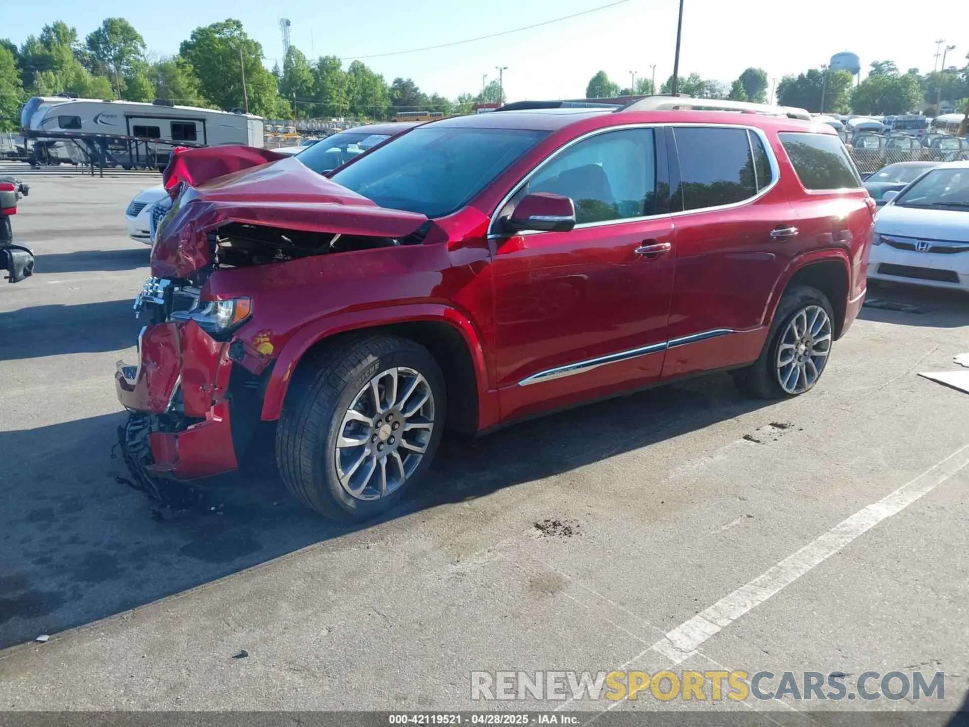 2 Photograph of a damaged car 1GKKNXLSXPZ207683 GMC ACADIA 2023
