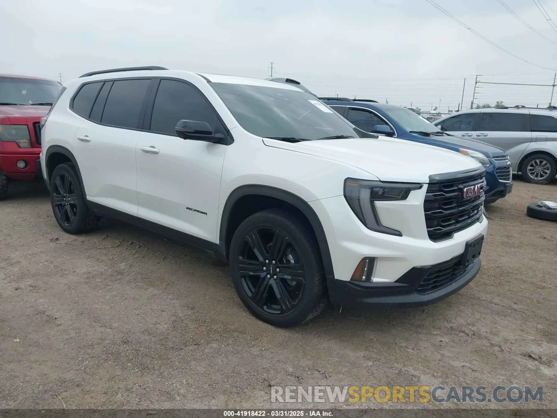 1 Photograph of a damaged car 1GKENKKS1RJ244902 GMC ACADIA 2024